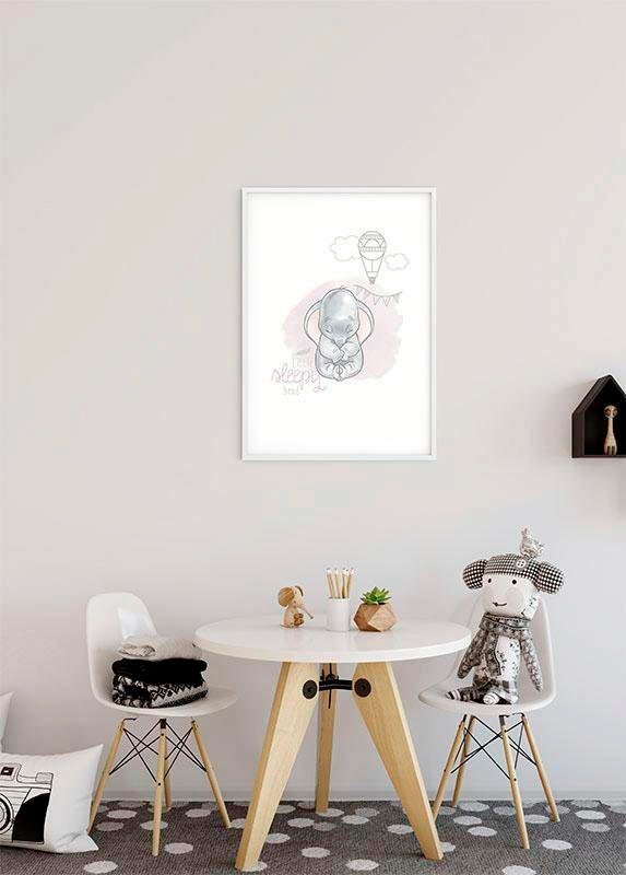 Komar Bild »Dumbo Sleepy«, Disney, (1 St.), Wandbild zur Dekoration im Kinderzimmer - ohne Rahmen
