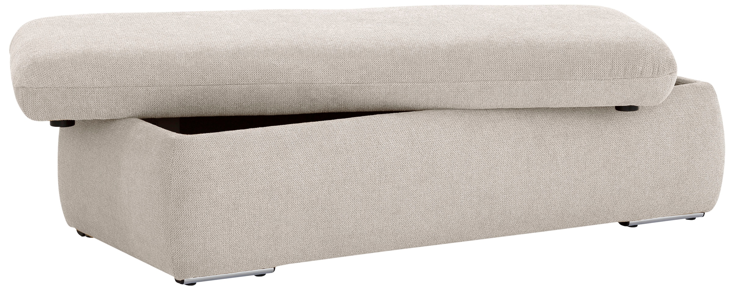 Home affaire Polsterhocker »Avesa« Mit großem Staufach, passend zur Serie "Avesa", B/T/H: 136/64/43 cm