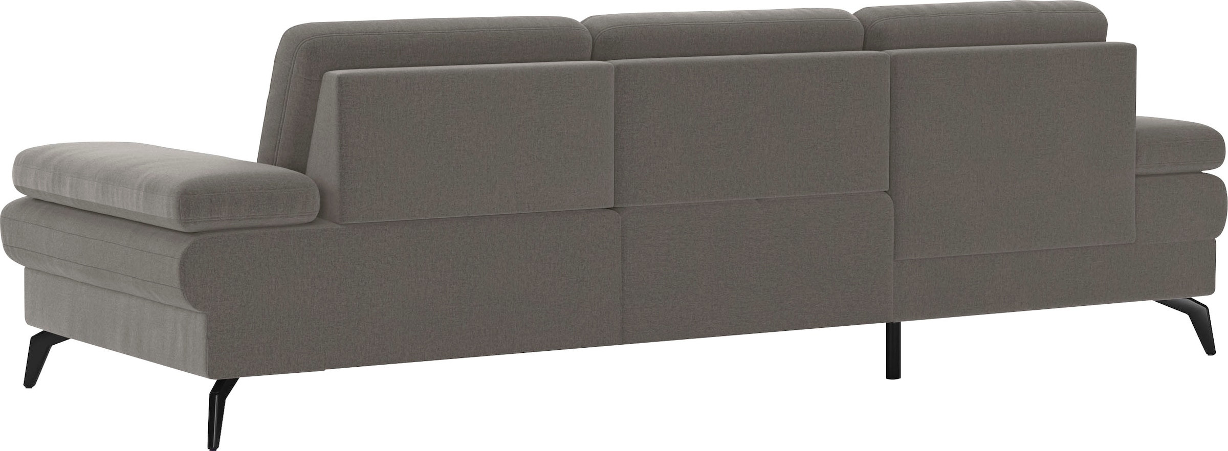 sit&more Ecksofa »Morris L-Form, inkl. Sitztiefenverstellung«, wahlweise mit Armteilverstellung, Bettfunktion & Bettkasten