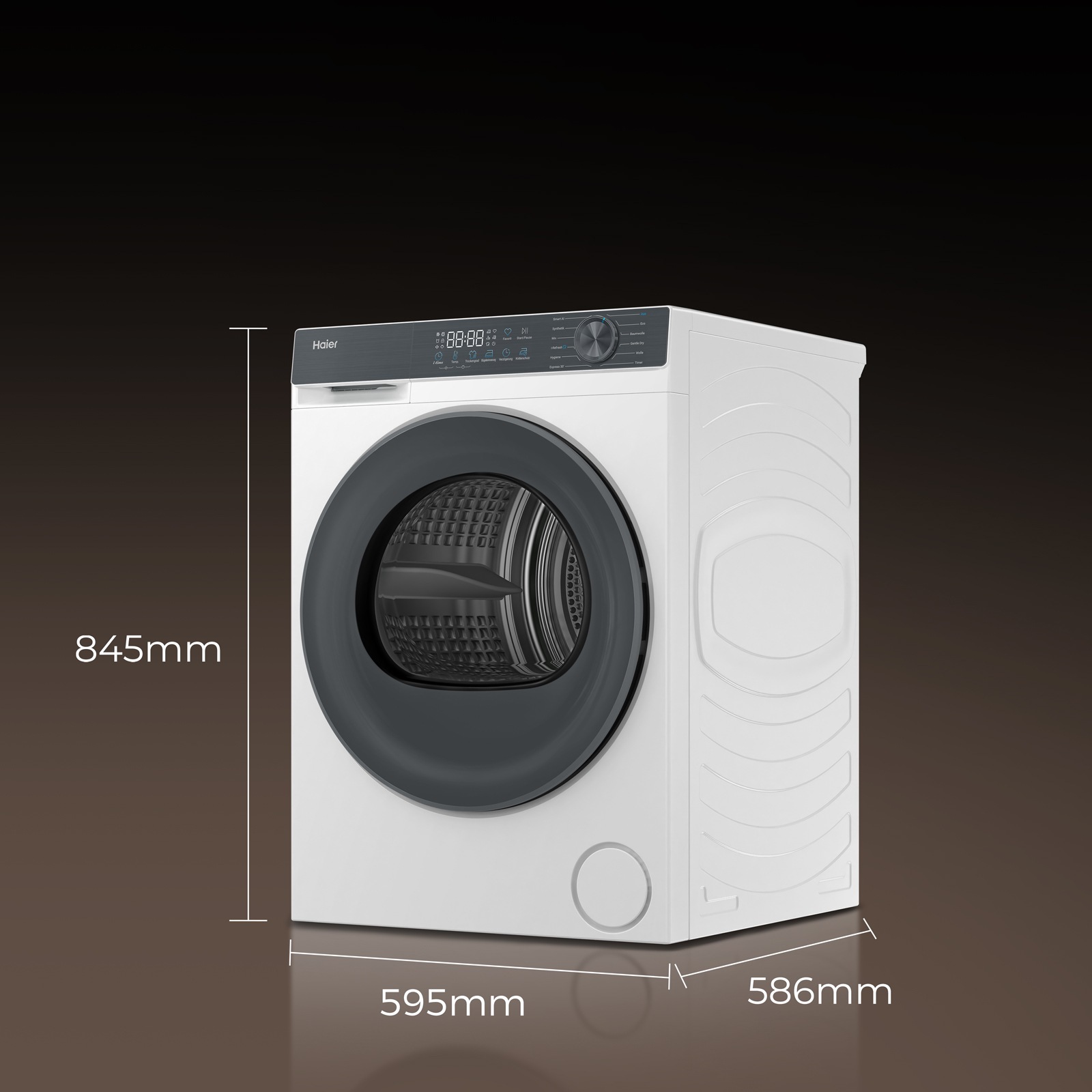 Haier Wärmepumpentrockner »HD80-C33637« G3 Serie Smart AI Automatikprogramm