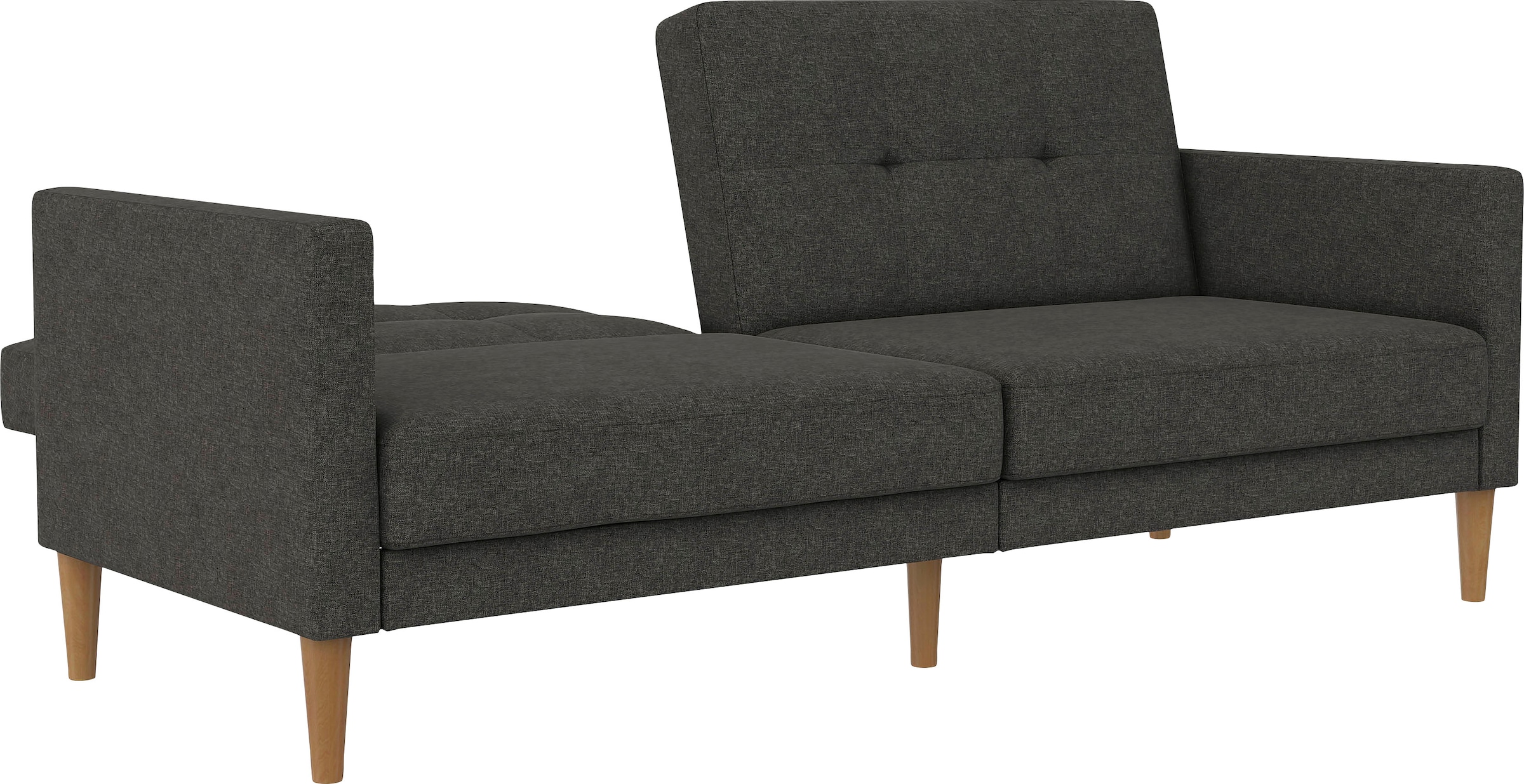 Dorel Home 3-Sitzer »Lilly«, Bett-Funktion, Rückenlehne 3-fach verstellbar, Sitzhöhe 43 cm
