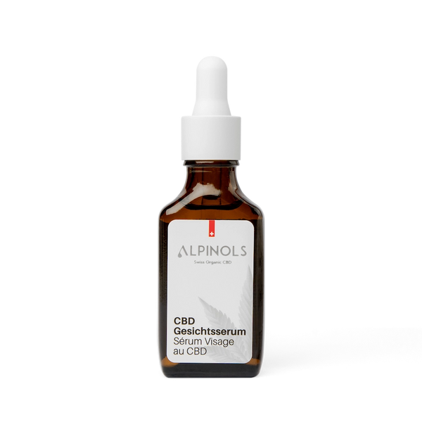 Bild von ALPINOLS Gesichtsserum »CBD Gesichtsserum mit Retinol & pflegenden Ölen 30 ml«, mit 300mg Schweizer CBD aus Bio Full-Spectrum Hanfextrakt