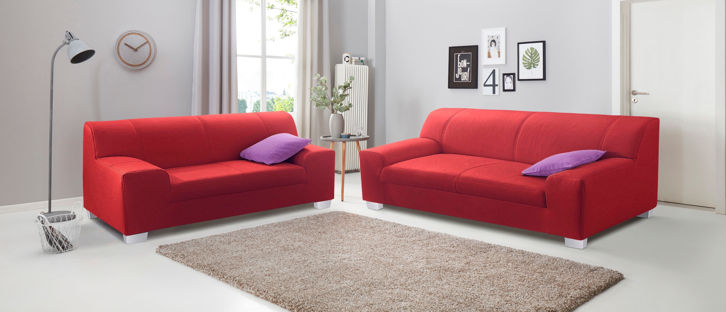 DOMO collection Polstergarnitur »Amando zeitlos und modern, komfortabel« Sp günstig online kaufen