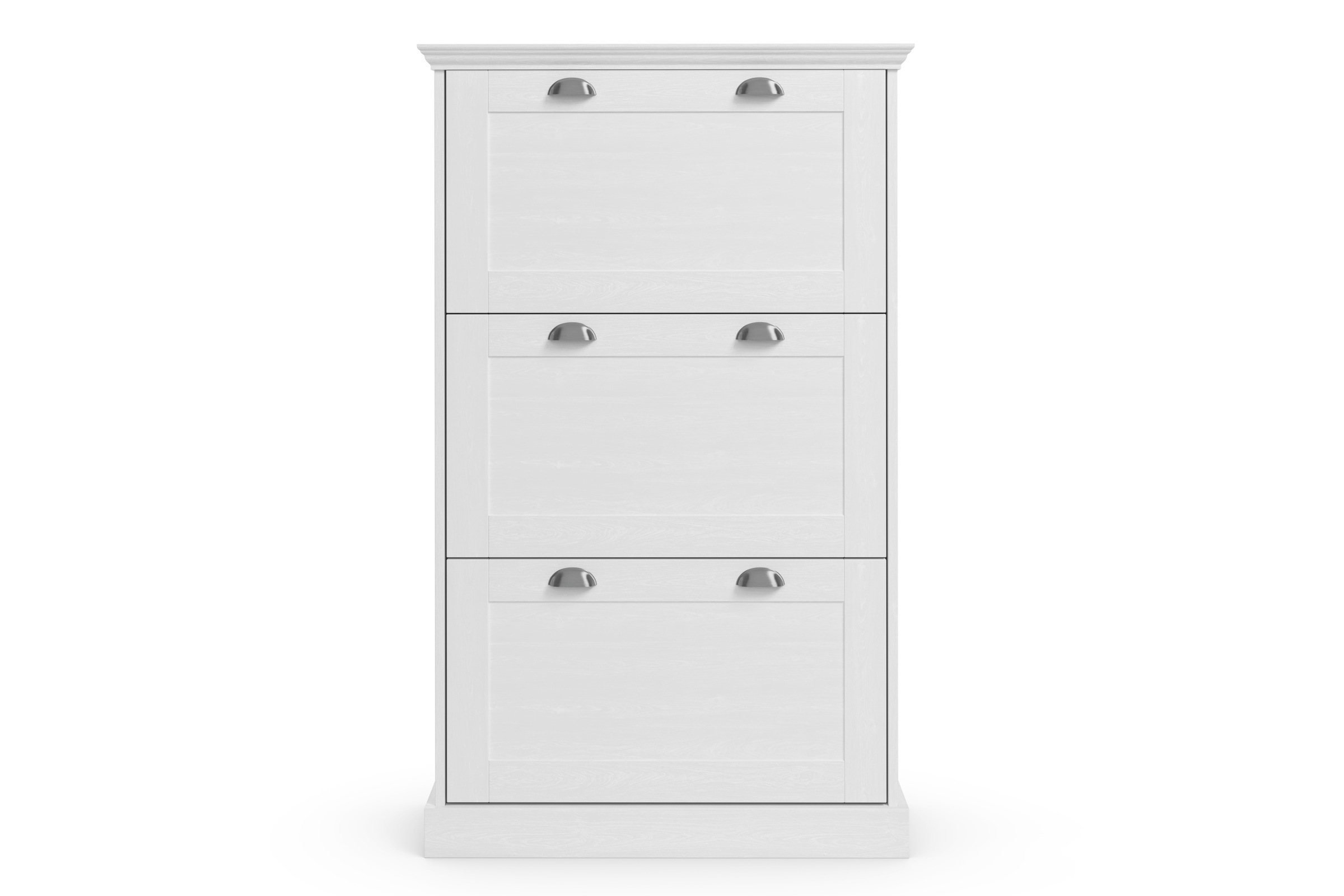 Home affaire Schuhschrank »Motala«, mit 3 Klappen, Platz für 18-20 paar Schuhe, Breite 80 cm, Höhe 132 cm
