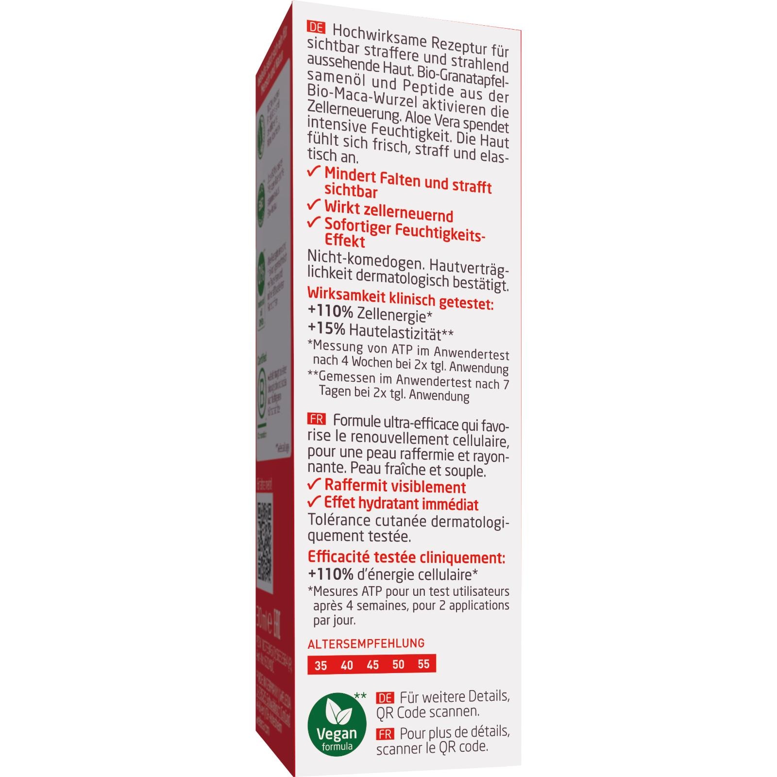 WELEDA Gesichtsserum »Weleda Straffendes Serum Granatapfel & Maca-Peptide«