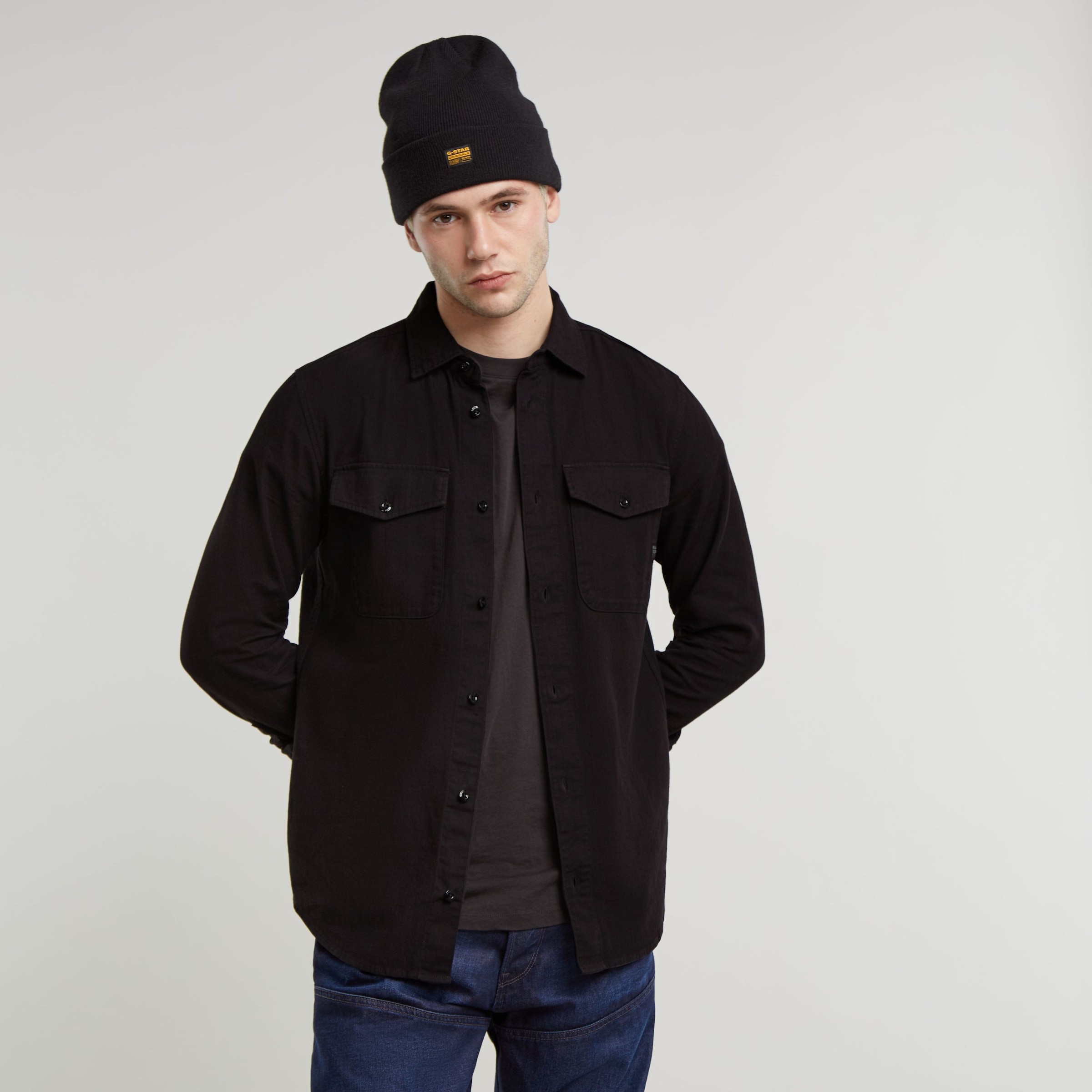 G-STAR Jeanshemd »Marine Slim«, mit Pattentaschen