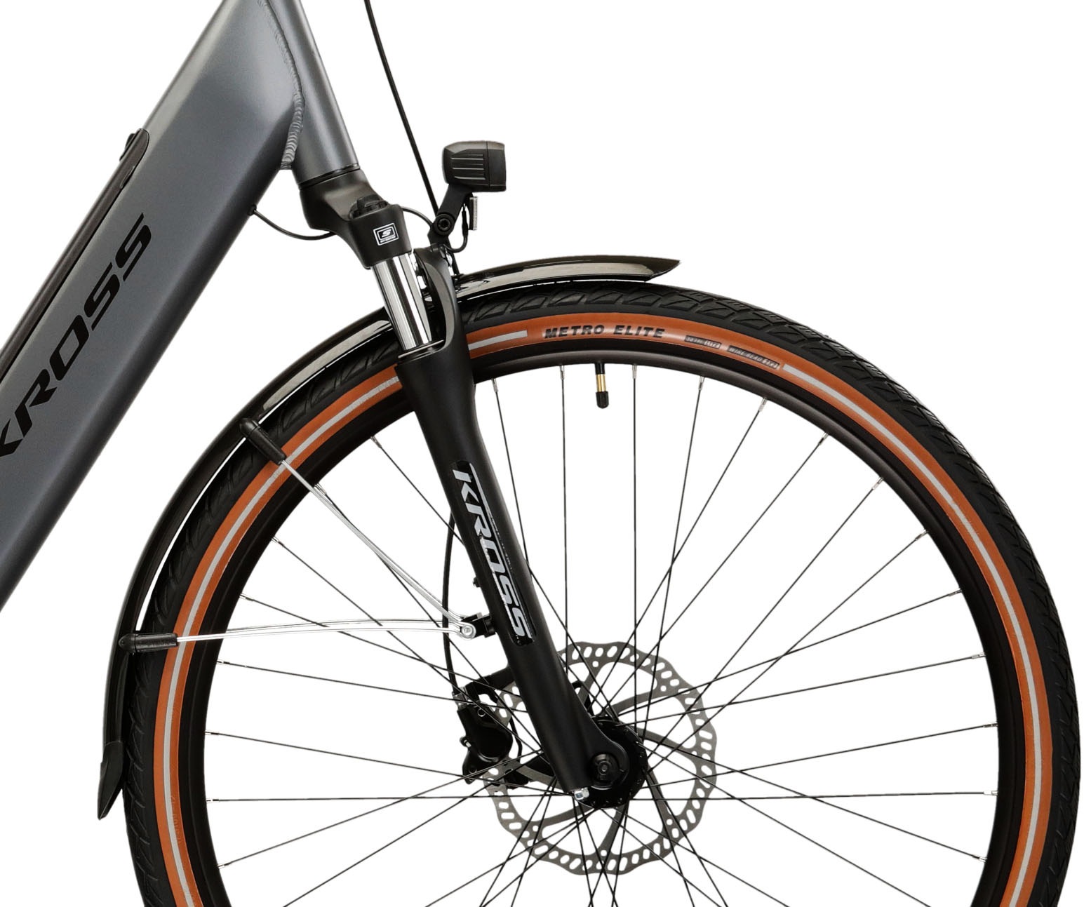 Kross E-Bike »E-Trekkingbike Damen Trans Hybrid 1.0 28" grau 8 Gänge«, 8 Gang, Shimano, ACERA M3020, Heckmotor 250 W