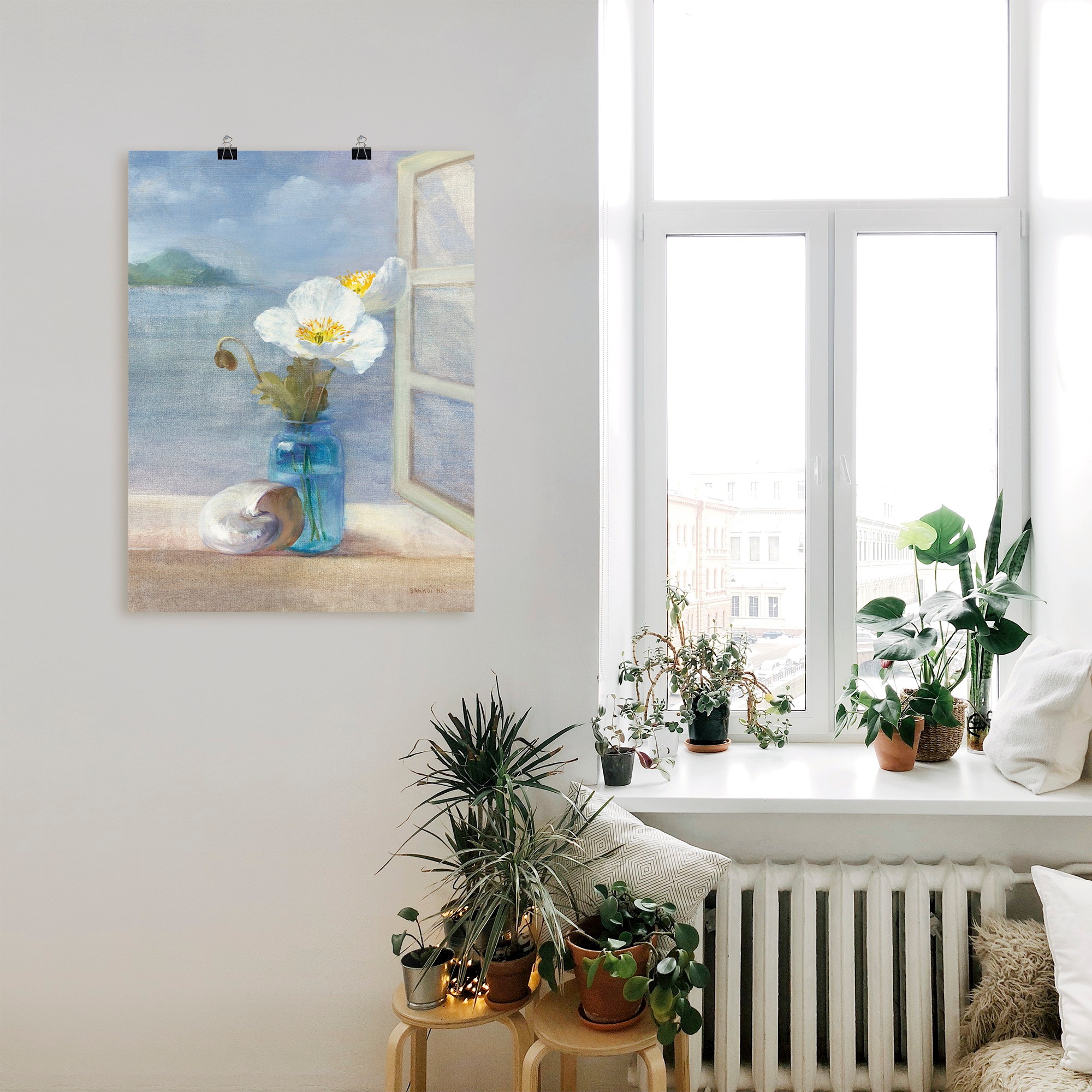 Artland Wandbild »Küsten Blumen II«, Arrangements, (1 St.), als Leinwandbild, Poster in verschied. Größen