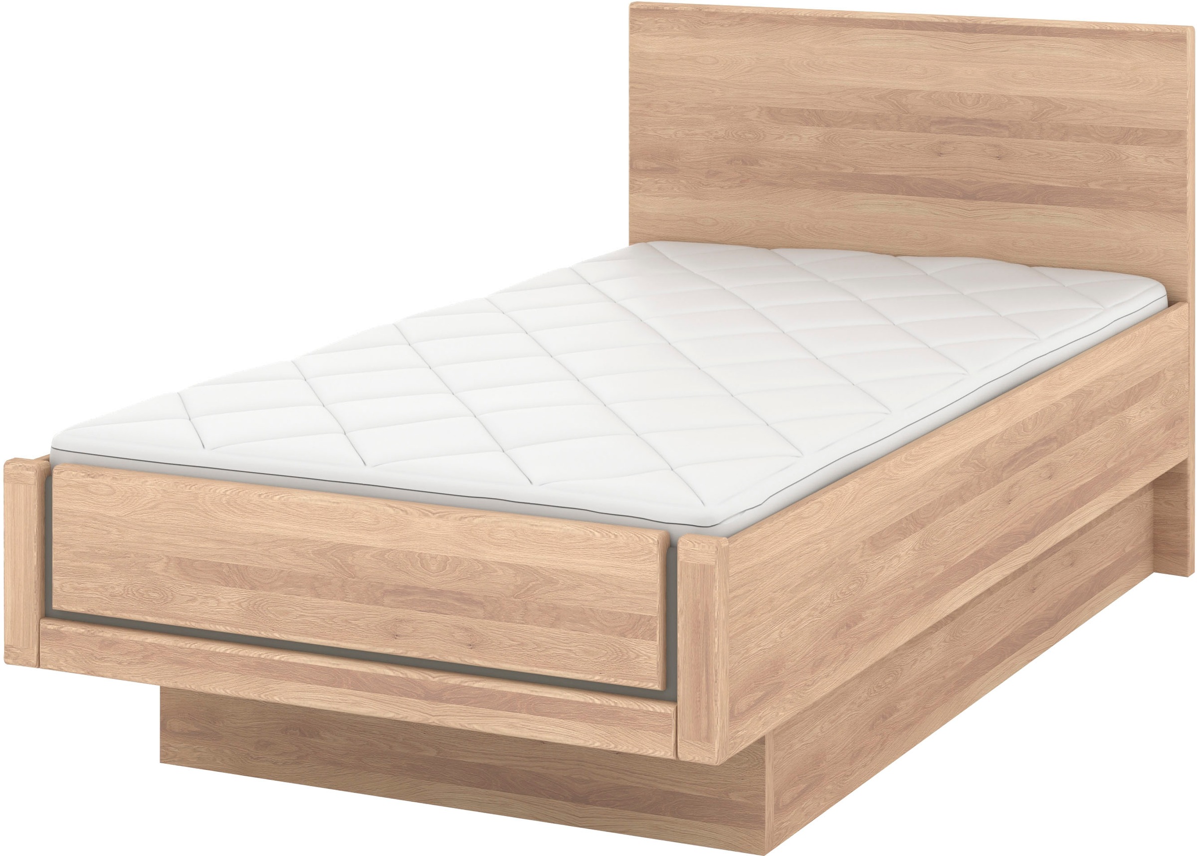 Musterring Holzbett »Sorrent, Bettgestell, Bettrahmen, teilmassiv Eiche« MA günstig online kaufen