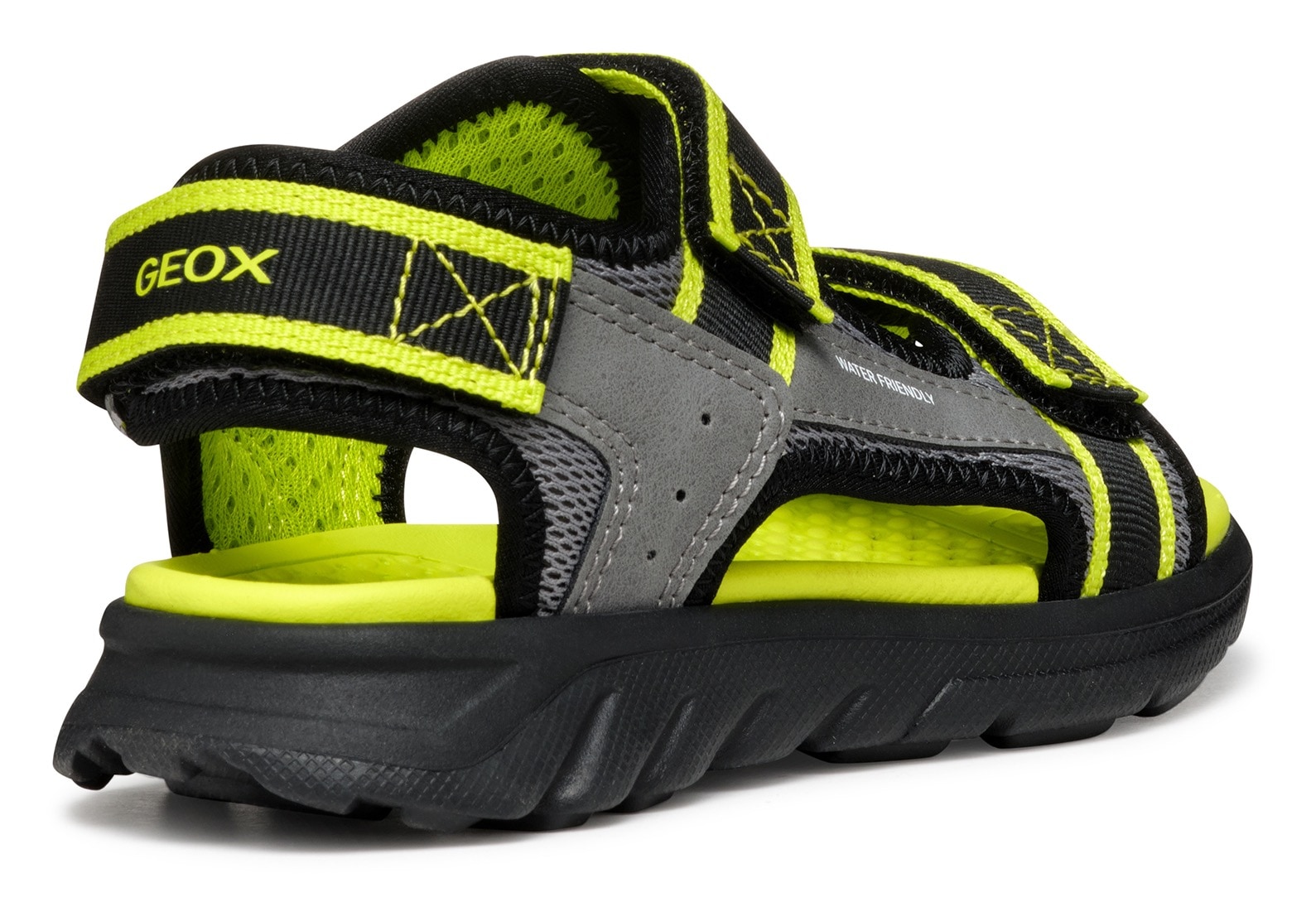 Geox Sandale »J SANDAL AIRADYUM BO«, Trekking Sandale, Sommerschuh, Klettschuh mit farbiger Innensohle