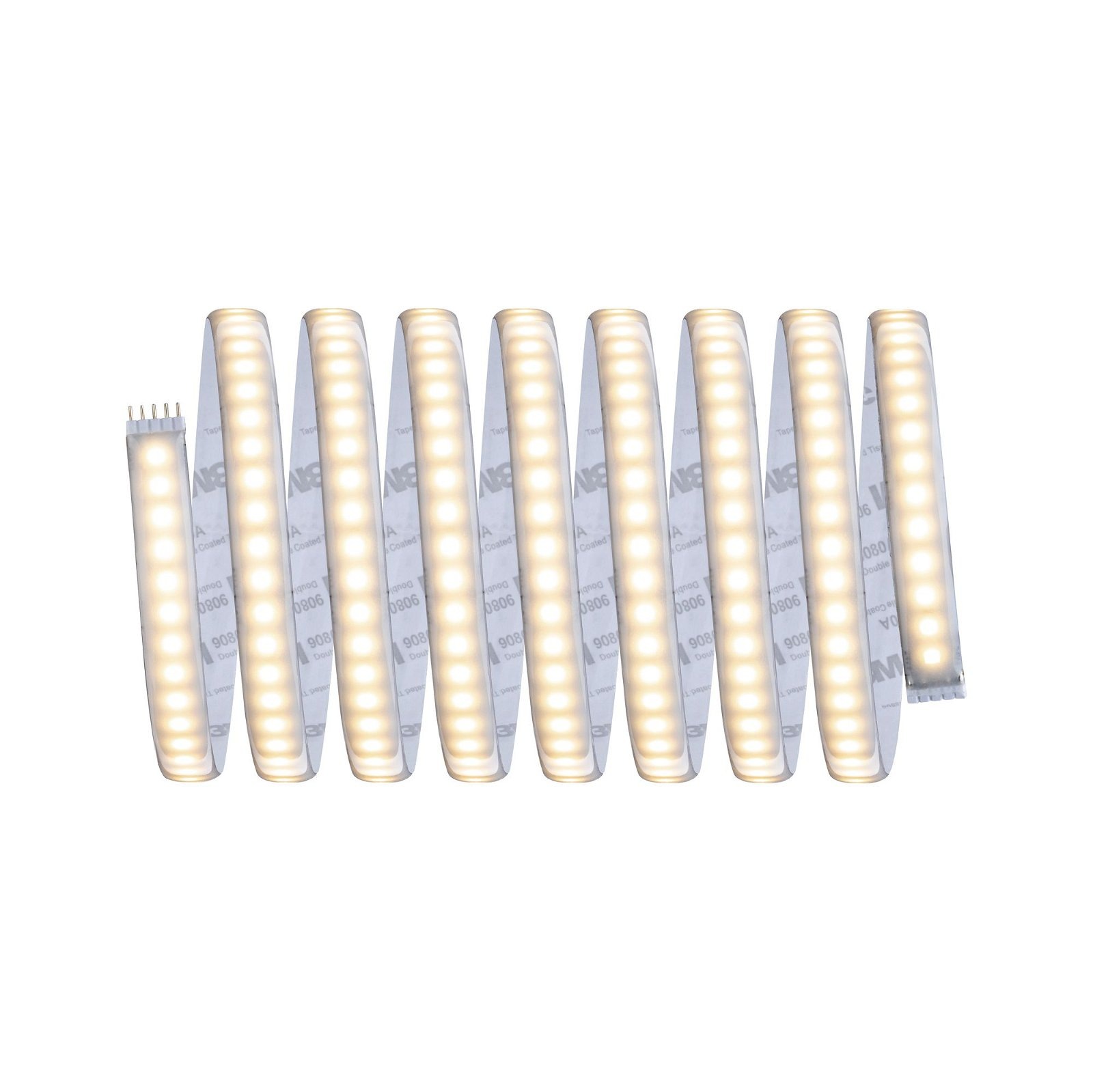 Paulmann LED-Streifen »MaxLED 1000 Basisset 3m 35W 230/24V 60VA Silber Kunststoff«, 1 St.-flammig, IP44 Cover 2700K