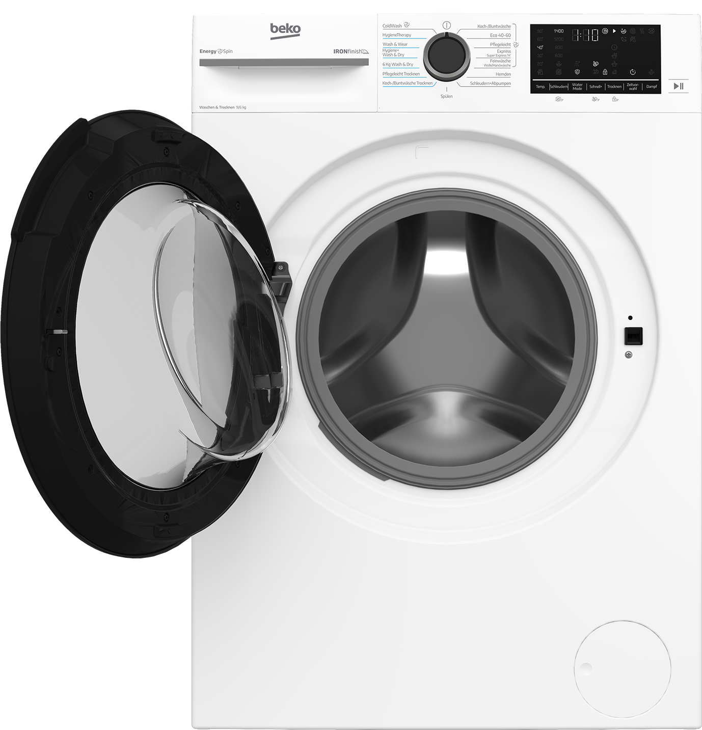 BEKO Waschtrockner »BM3DT4944W« 9 kg /6 kg 76 dB(A) Dampfunterstützung für frischere Wäsche und weniger Falten