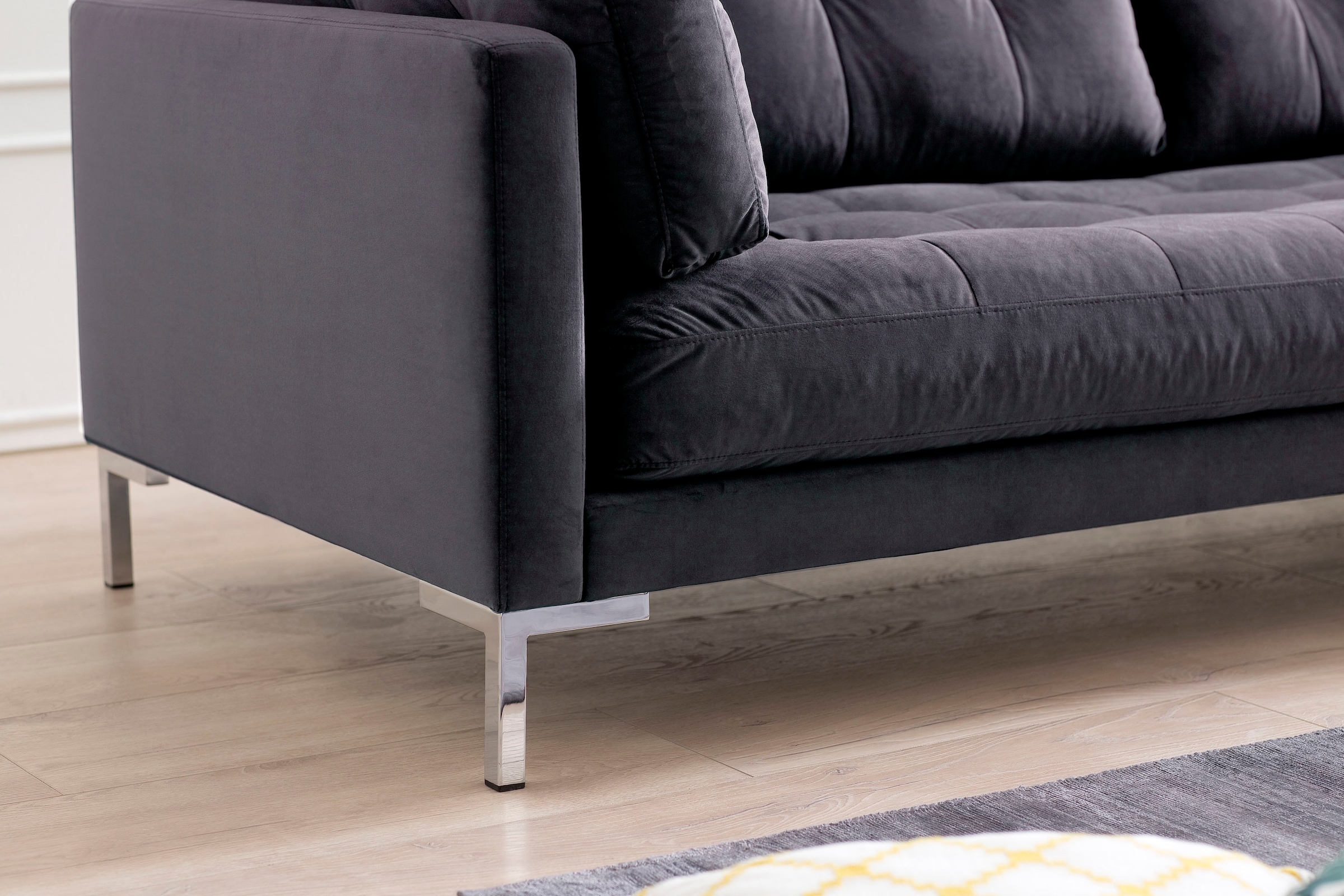 Trends by HG 2-Sitzer »Landau«, in Cord-Stoff mit Metallfuß