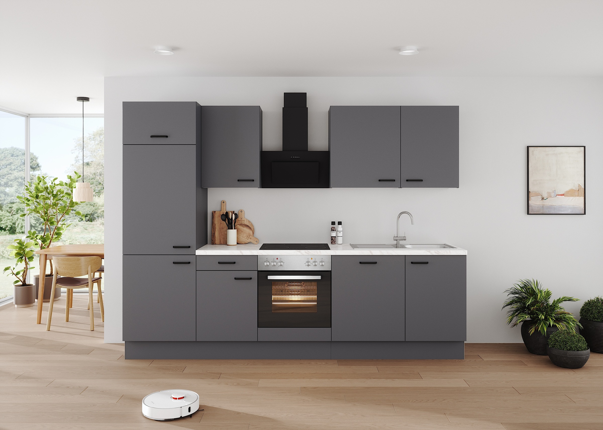 KOCHSTATION Küchenzeile »KS-Paula« günstig online kaufen