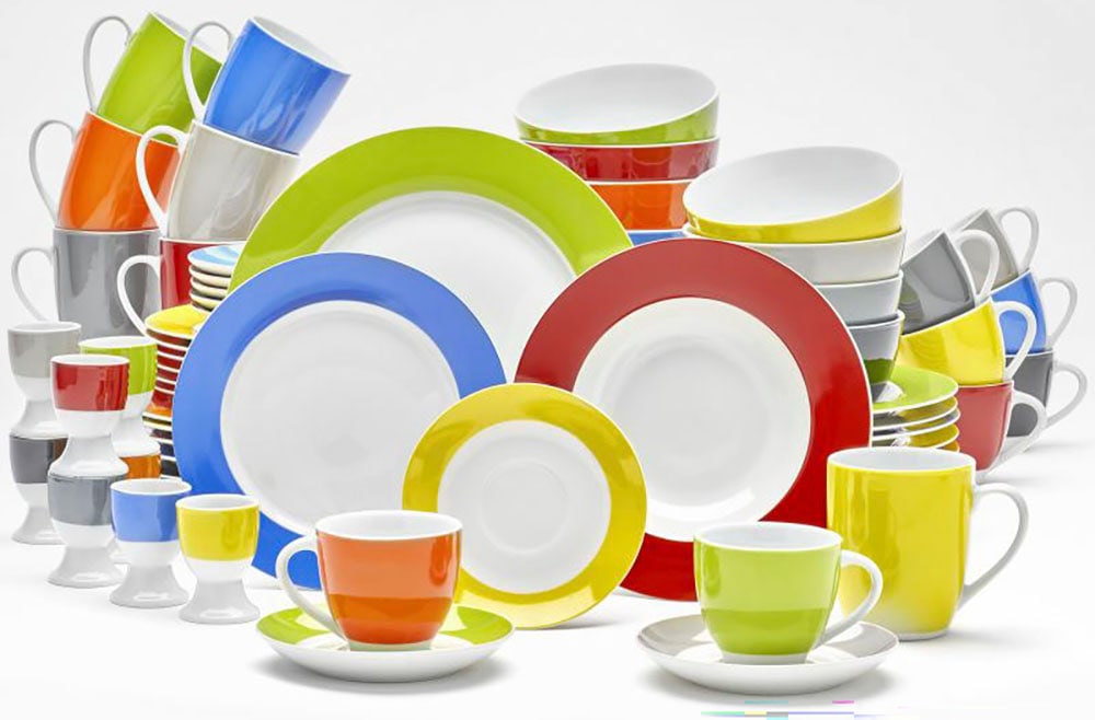 van Well Untertasse »Vario« Porzellan, spülmaschinen- und mikrowellengeeignet, Ø 14,5 cm