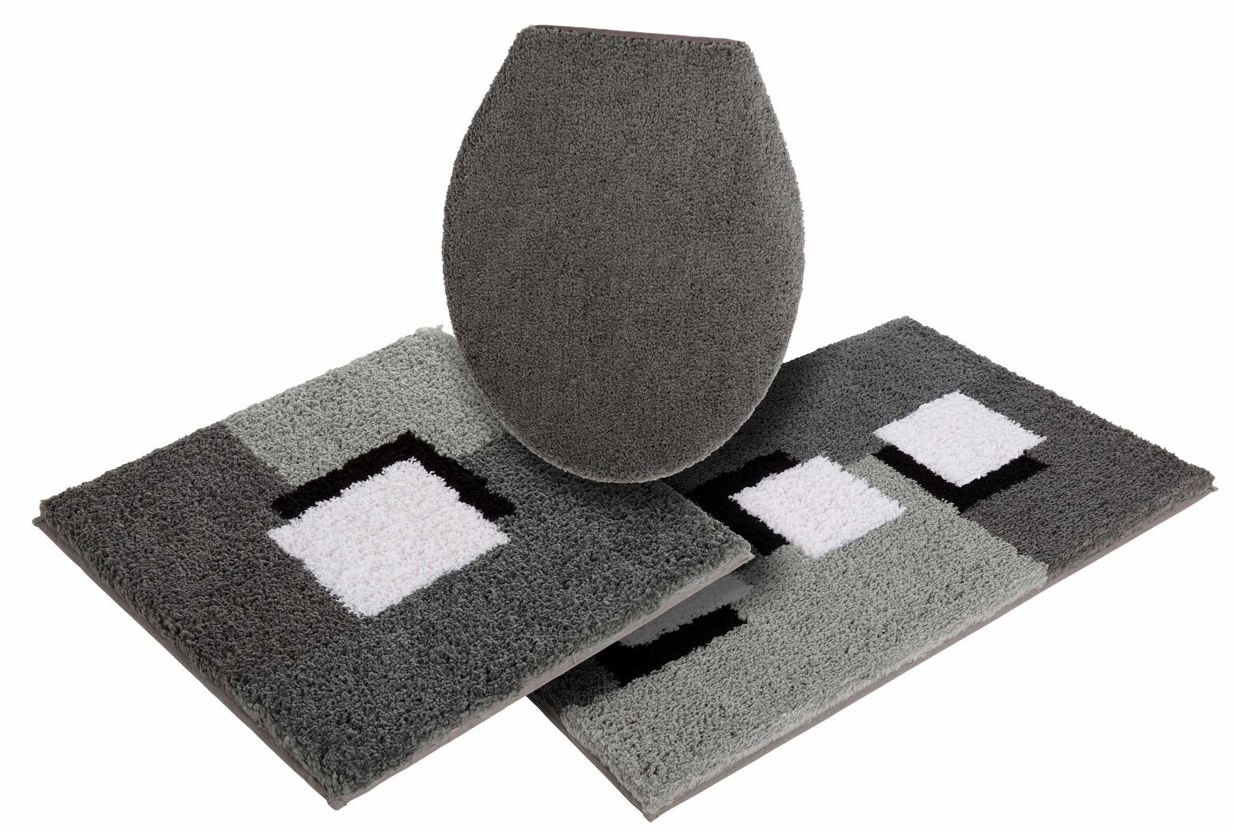 my home Badematte »Ada, Badvorleger, Badezimmer Teppich«, rutschhemmend bes günstig online kaufen