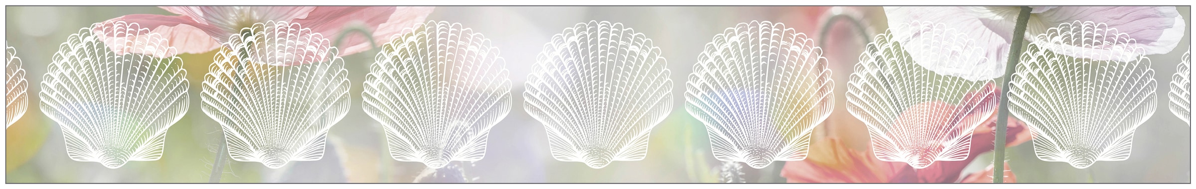 Fensterfolie white«, haftend, x 30 haftend Shells 200 glattstatisch cm, statisch bestellen »Look MySpotti online halbtransparent,
