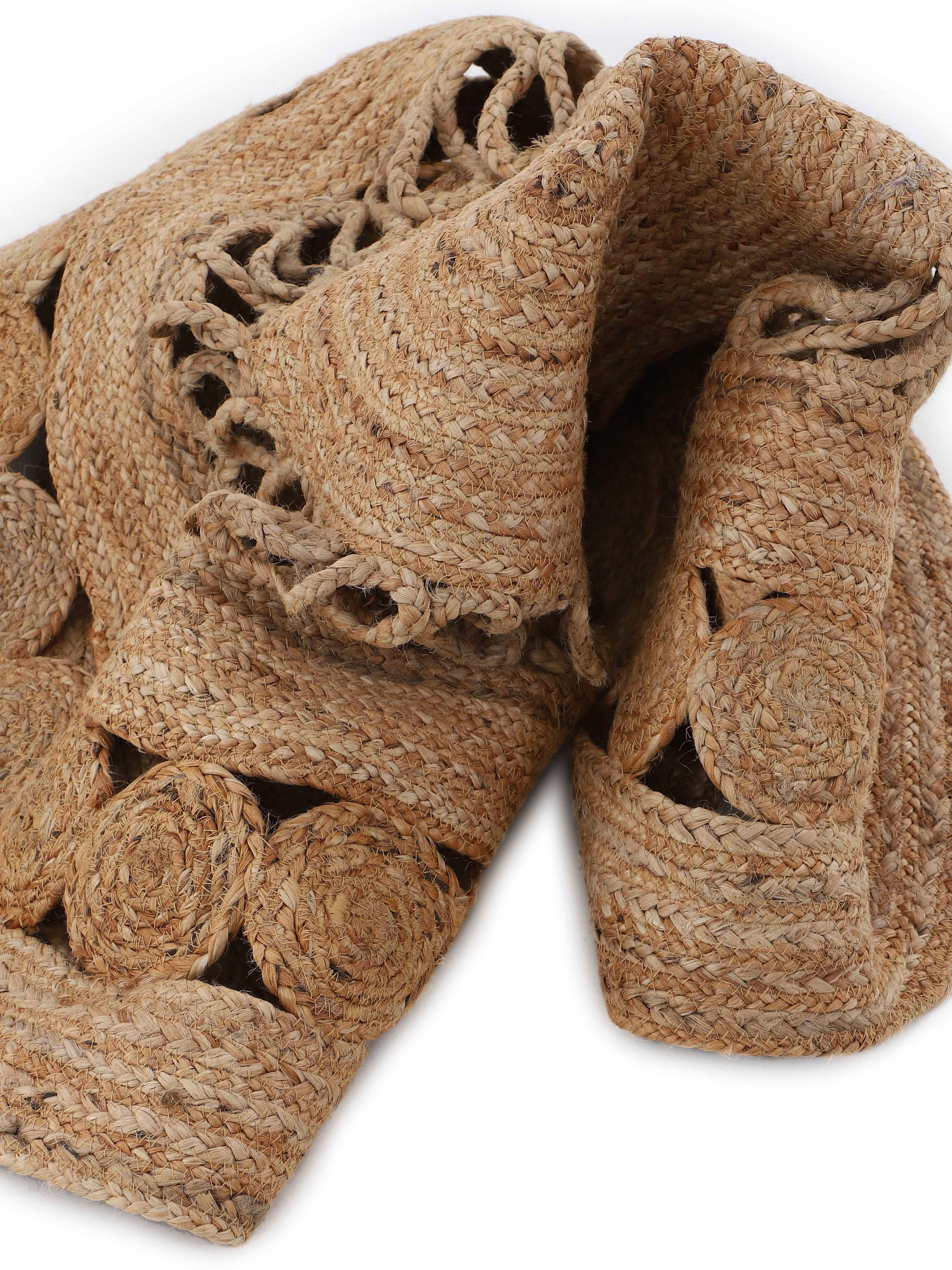 carpetfine Teppich »Juteteppich Ella«, rund, 5 mm Höhe