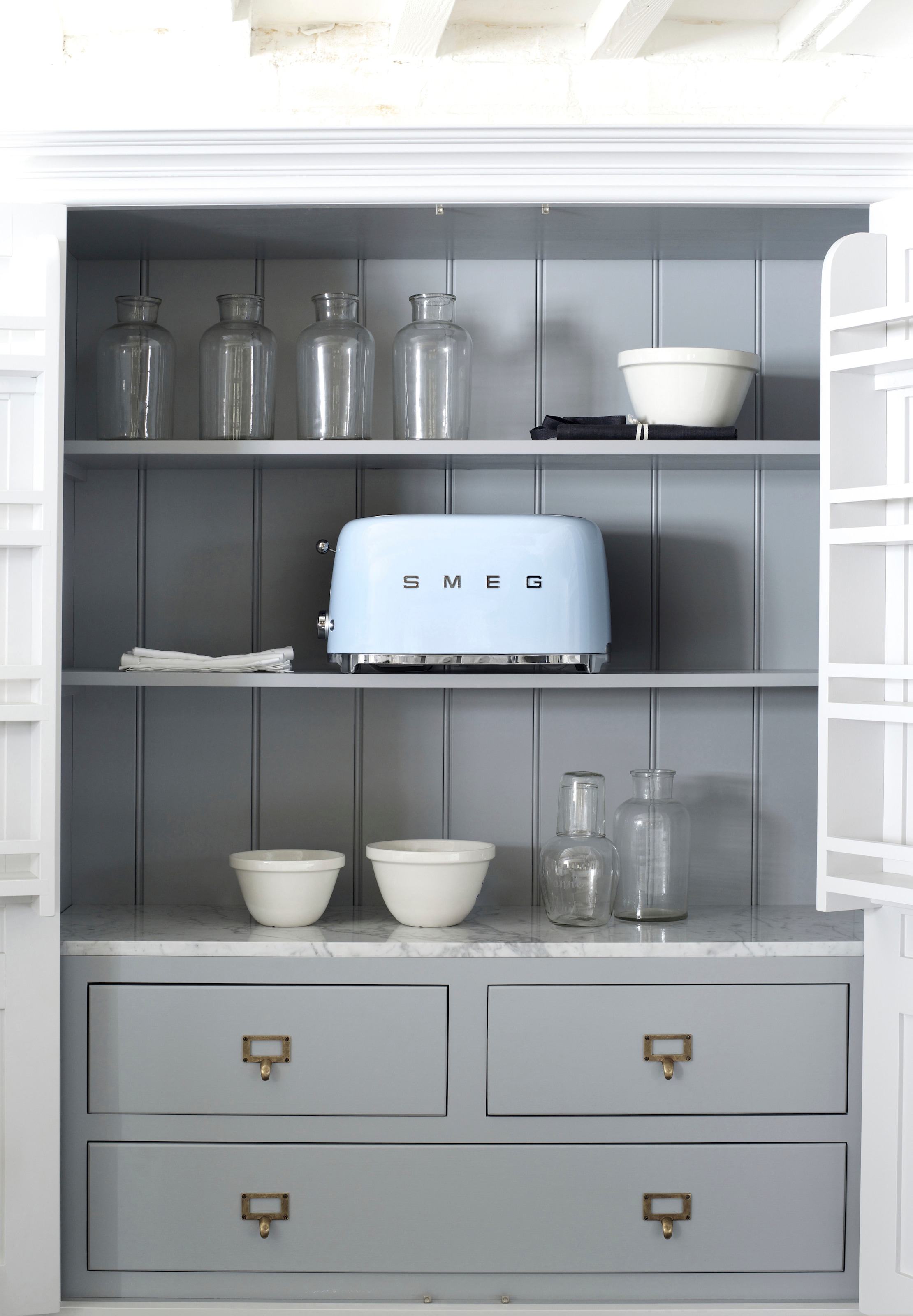 Smeg Toaster »TSF02PBEU«, 2 lange Schlitze, für 2 Scheiben, 1500 W