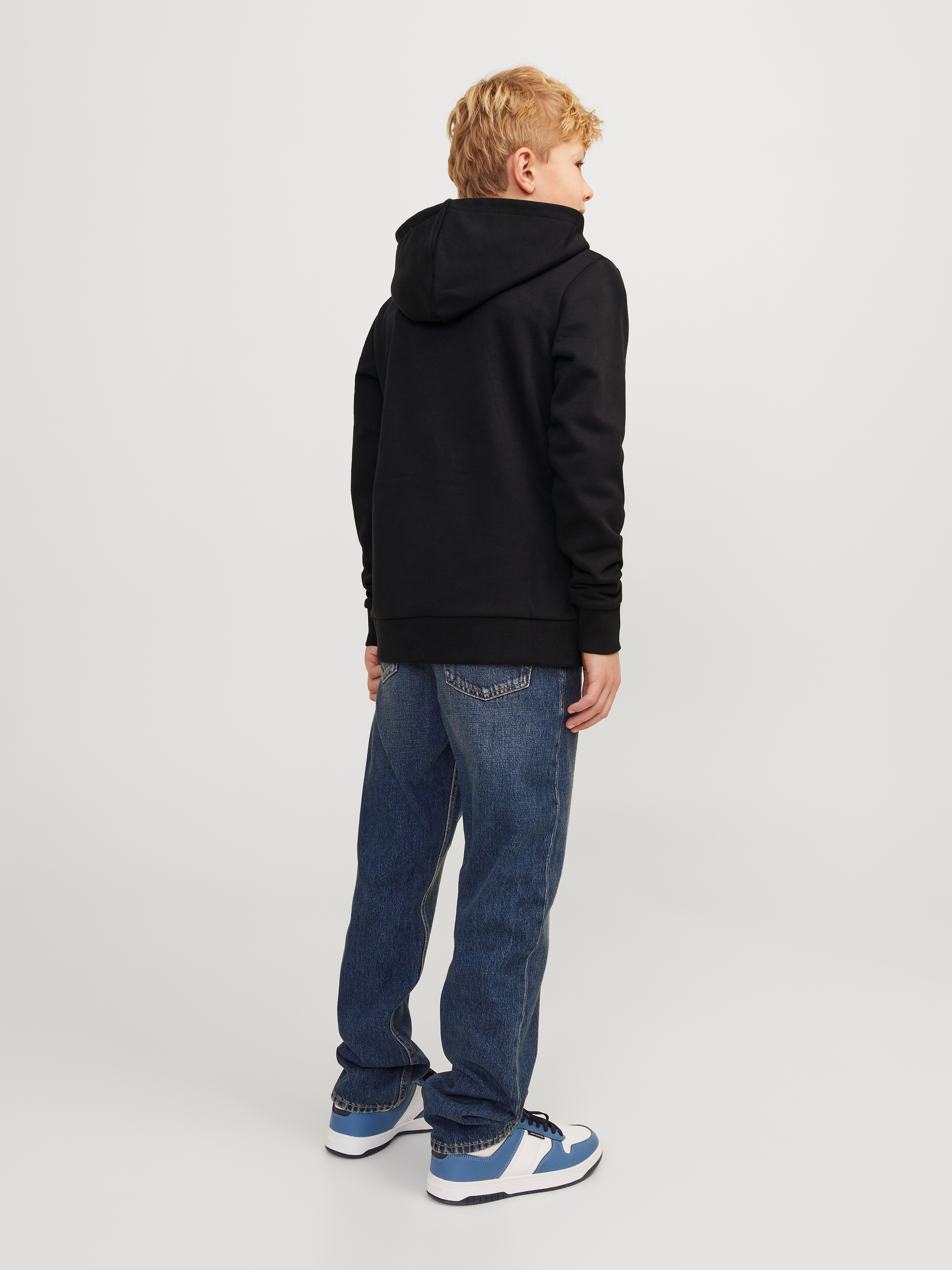 Jack & Jones Junior Kapuzensweatshirt »JJECALEB VARSITY SWEAT HOOD NOOS JNR«