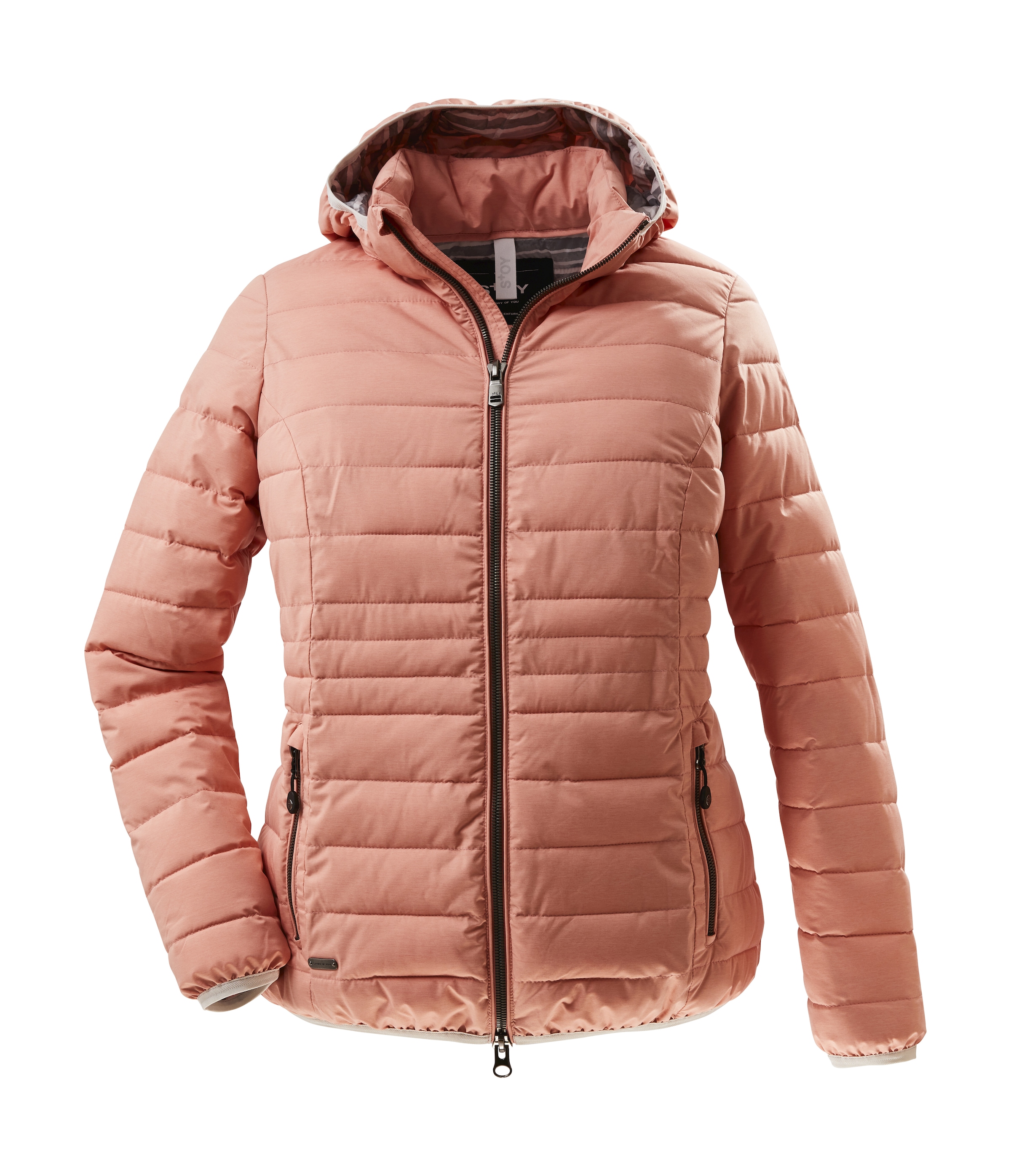 STOY Steppjacke »STS 17 WMN QLTD JCKT«, atmungsaktive Steppjacke mit abnehm. Kapuze in großen Größen