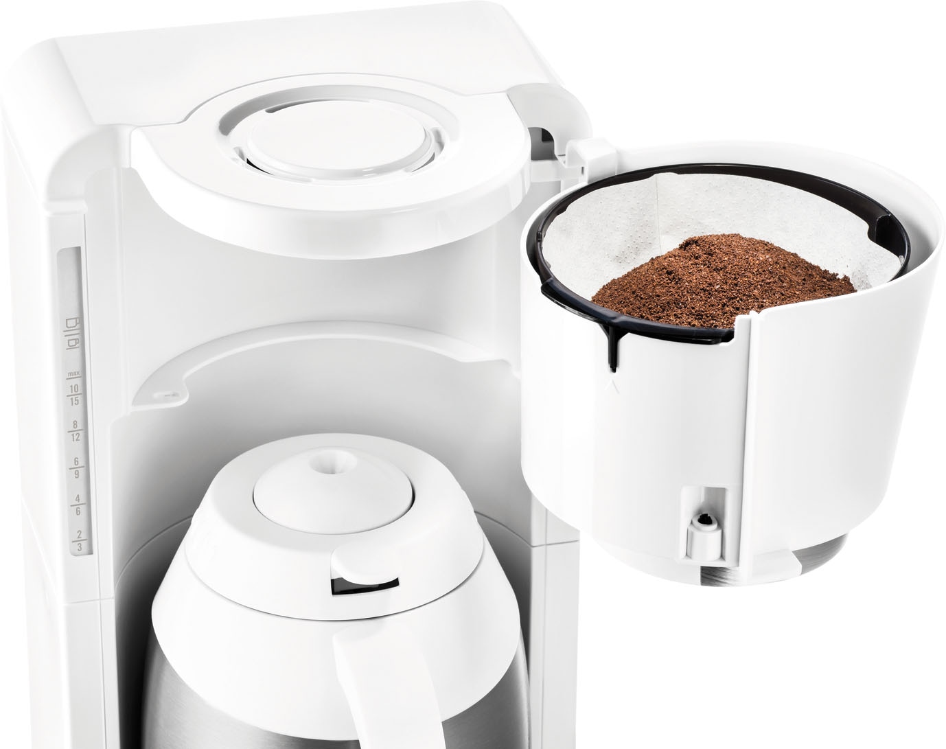 Rowenta Filterkaffeemaschine »CT3818 Adagio Milano«, 1,25 l Kaffeekanne, 1x4, Edelstahl- Thermokanne, 10-15 Tassen, 1,25 L, Automatische Abschaltung