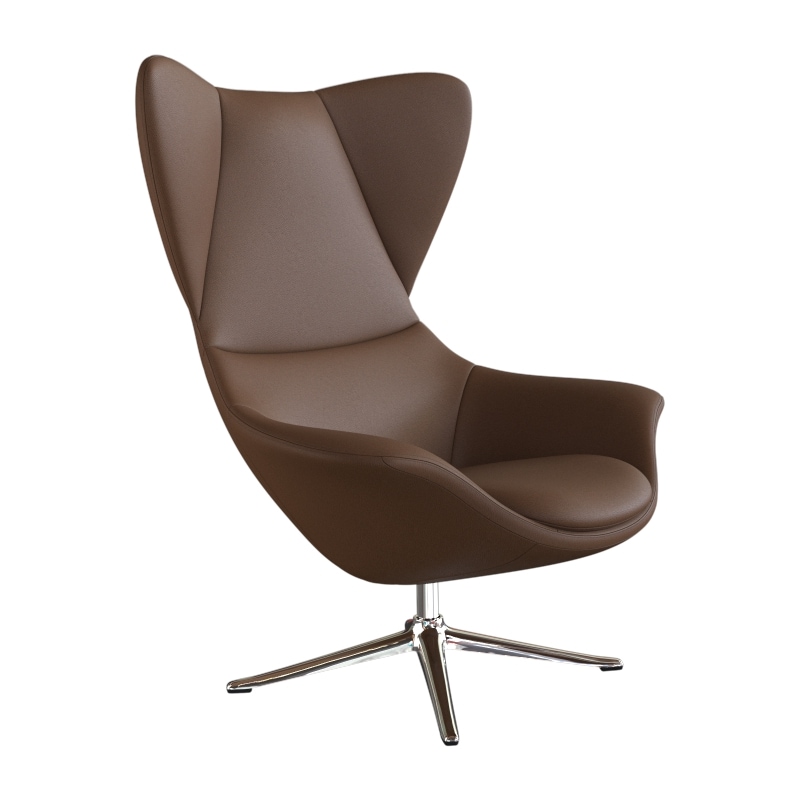 FLEXLUX Ohrensessel »Stilo Relaxsessel, TV-Sessel, OTTOs Choice«, Solitär, Stil-Ikone, drehbar, Fuß Aluminium