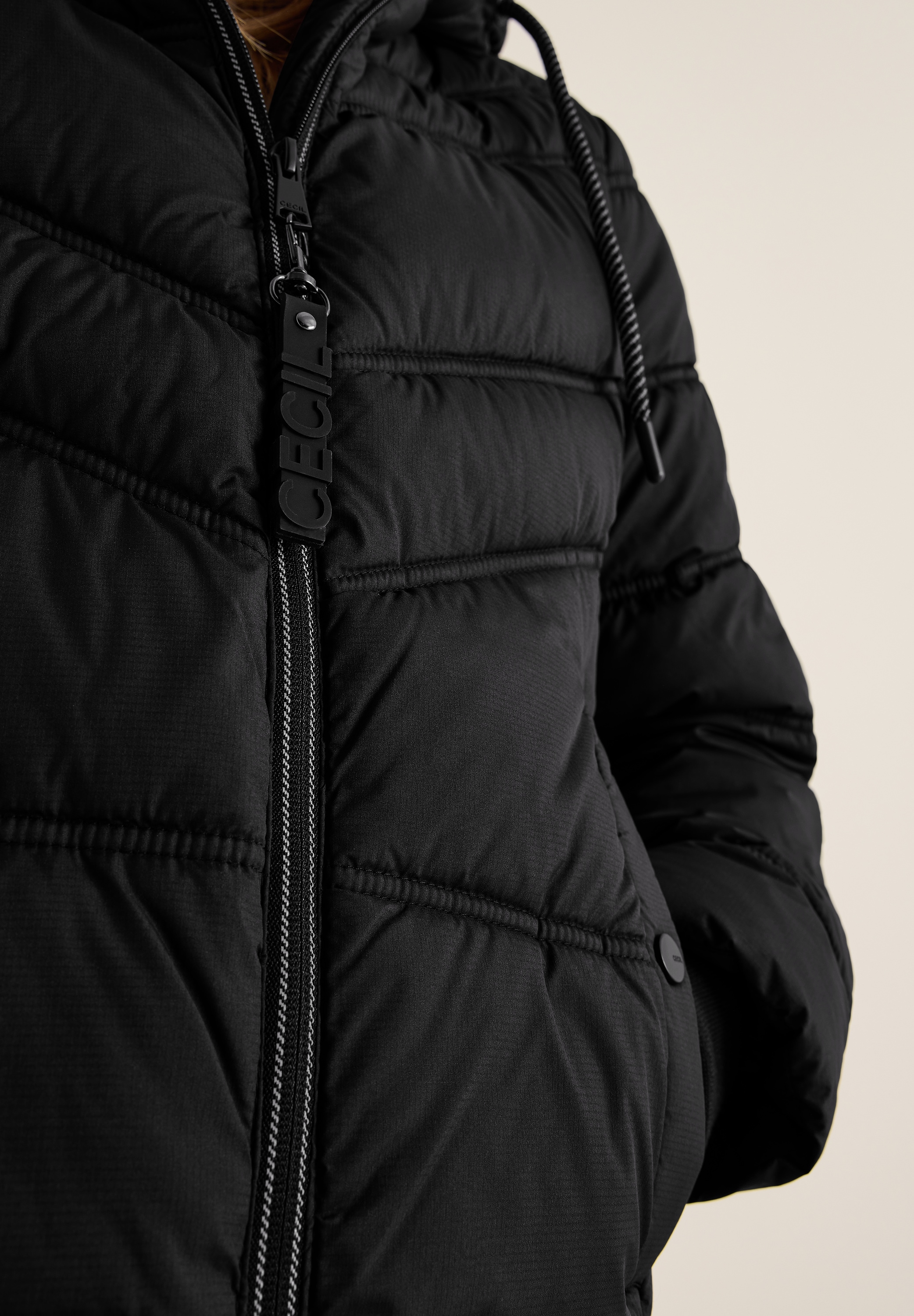Cecil Steppjacke, mit Kapuze, mit Kapuze