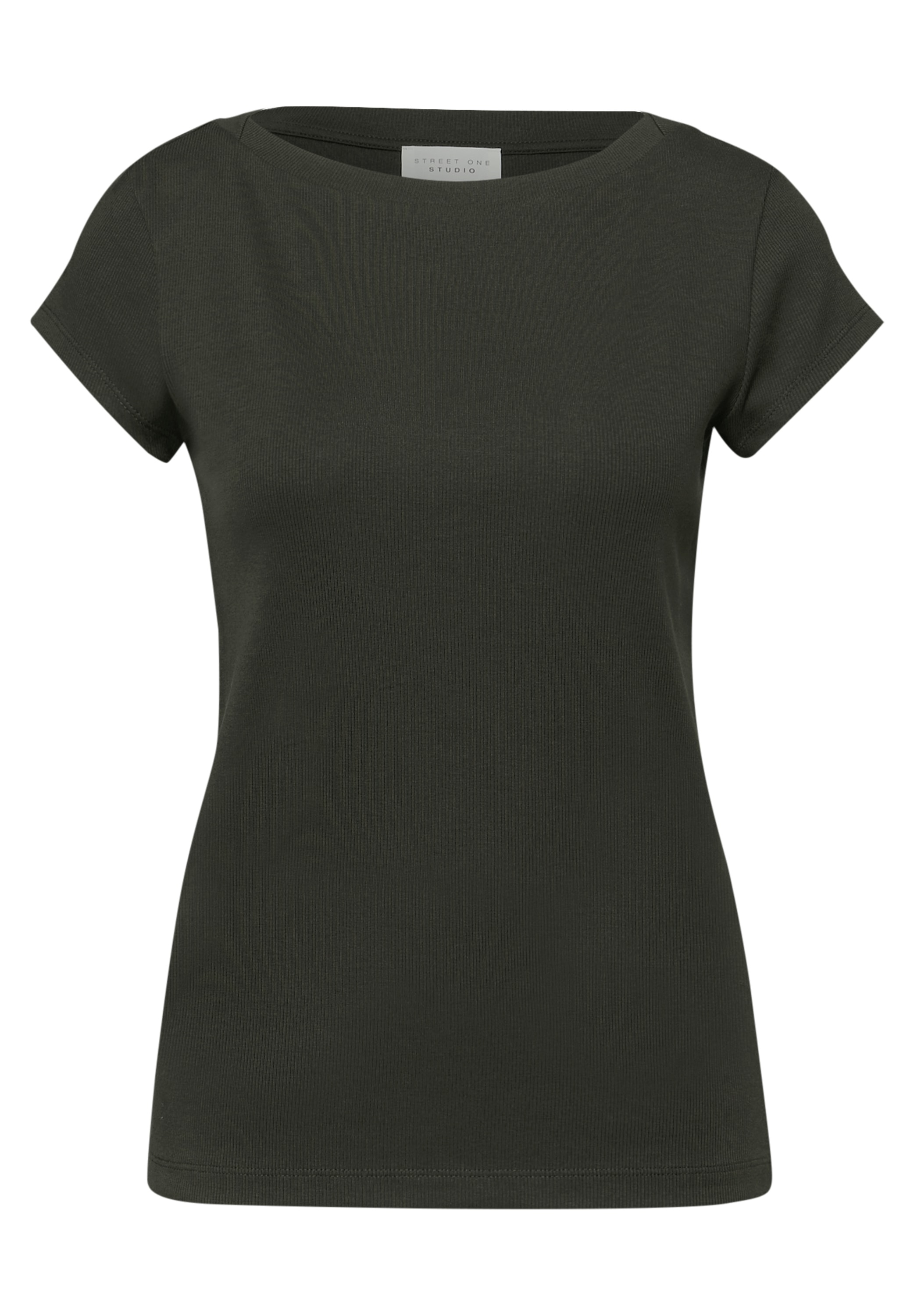 STREET ONE STUDIO T-Shirt aus Baumwolle mit Stretchante