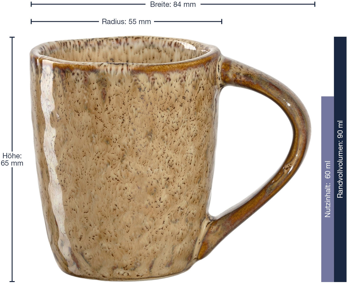 5. Bild von LEONARDO Espressotasse »MATERA«, (Set, 4 tlg.), 90 ml, 4-teilig