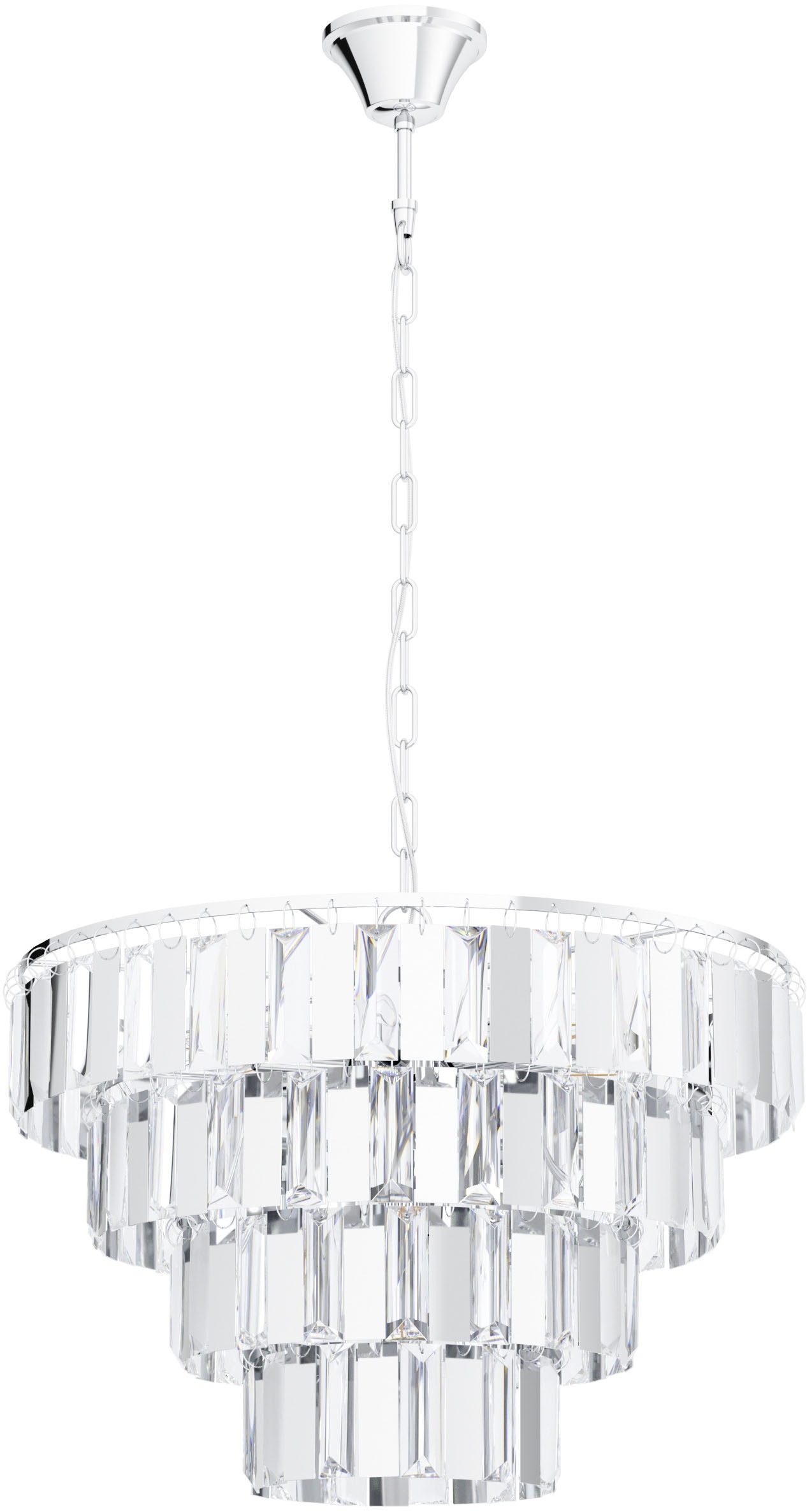 EGLO Hängeleuchte »ERSEKA Pendellampe - Stahl - E14 - 7X40W - IP20« E14 1 S günstig online kaufen