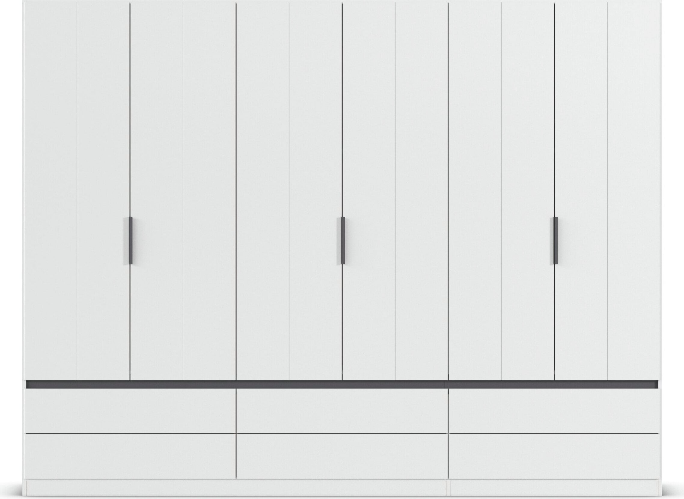 OTTO home Kleiderschrank »Schrank Garderobe ARVEN Breiten 181/226/271cm« 3 verschiedene Ausstattungen BASIC/CLASSIC/PREMIUM (inkl. SOFT-CLOSE),  puristisches Design in Plankenoptik mit Metallgriffen MADE IN GERMANY