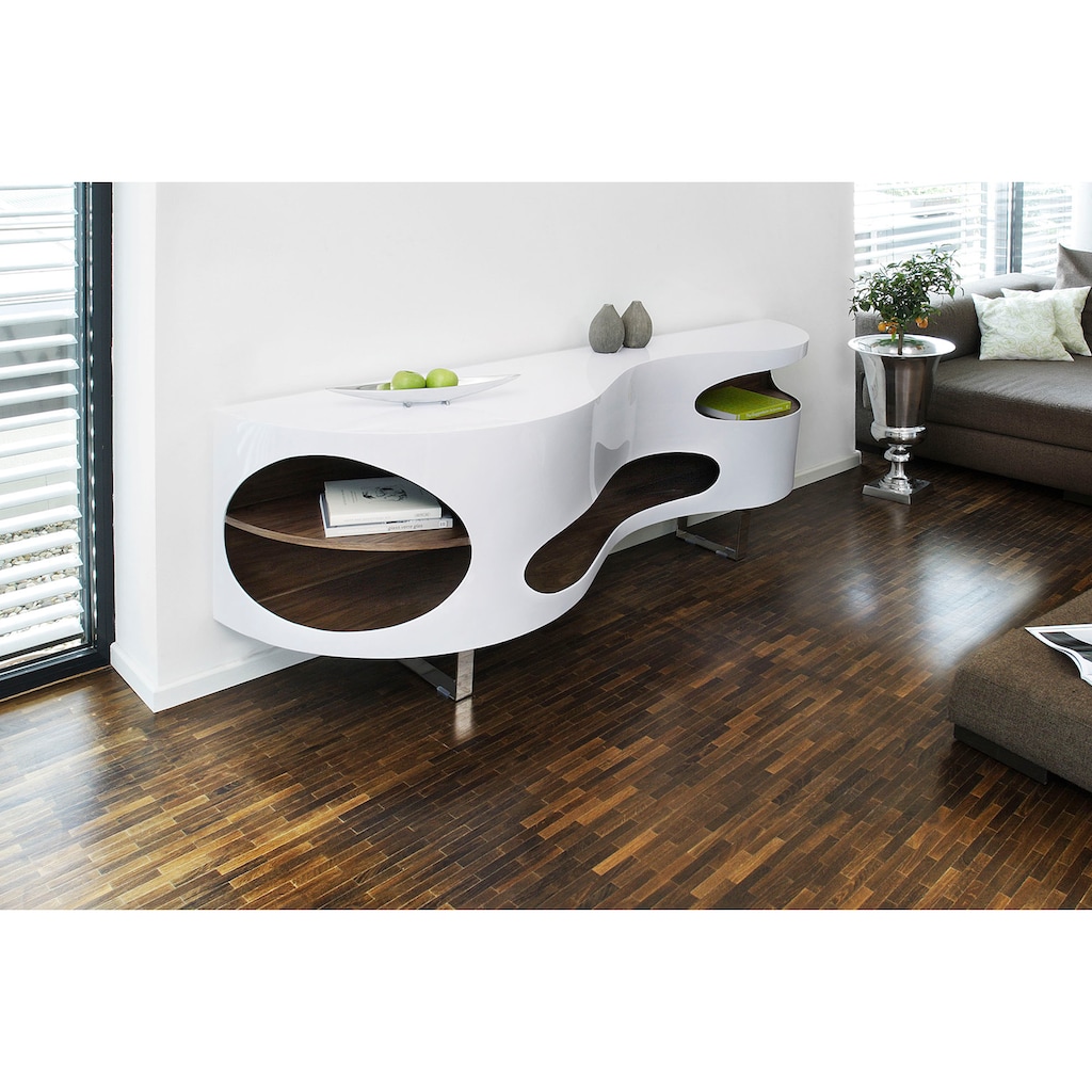 SalesFever Sideboard, Design Kommode in extravaganter Form, Wohnzimmerschrank