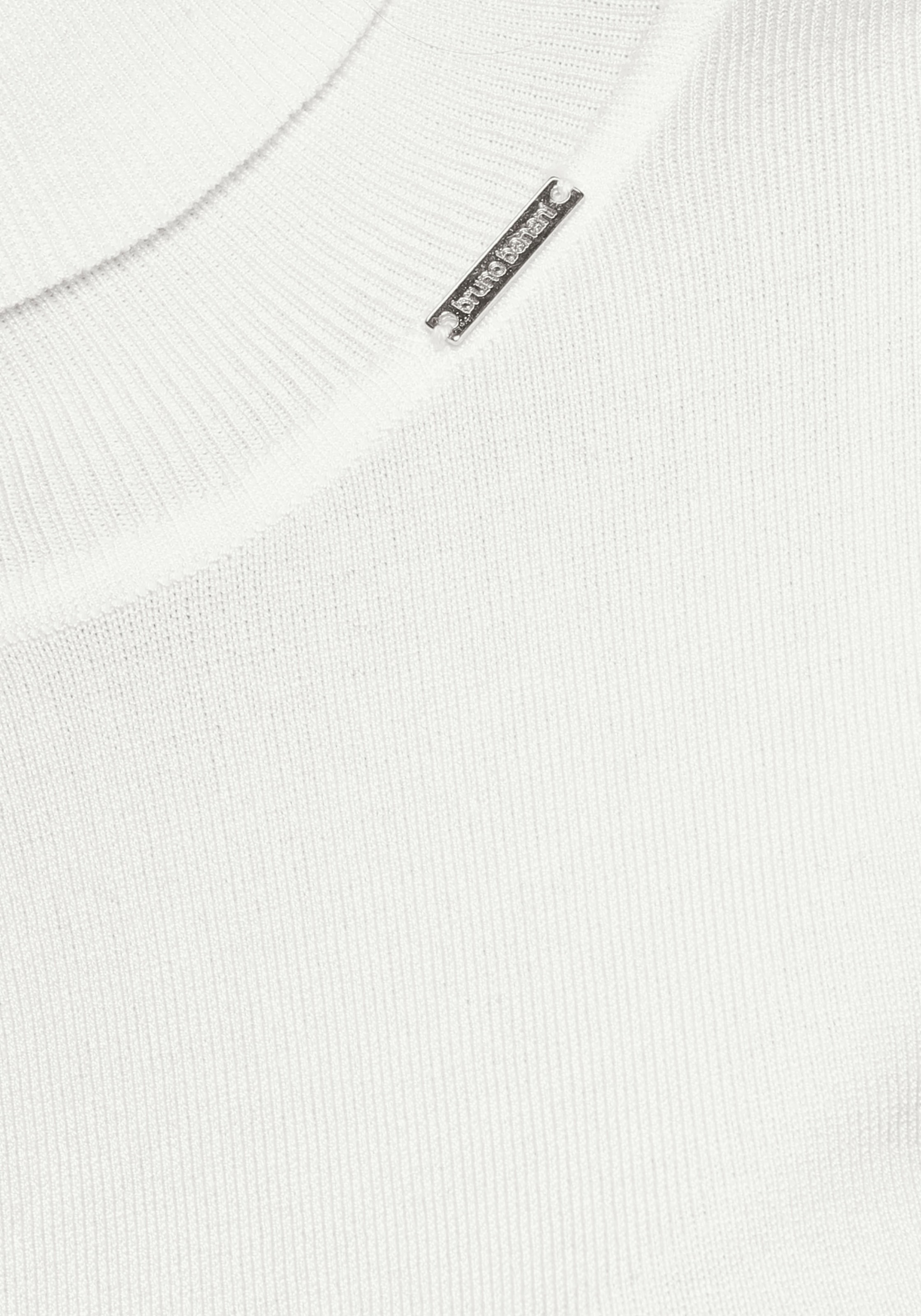 Bruno Banani Rollkragenpullover, mit Metalllogo