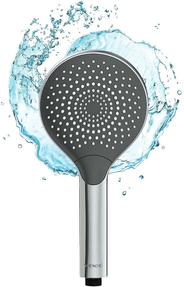WENKO Handbrause »Watersaving« 3 Strahlarten, Ø 12 cm