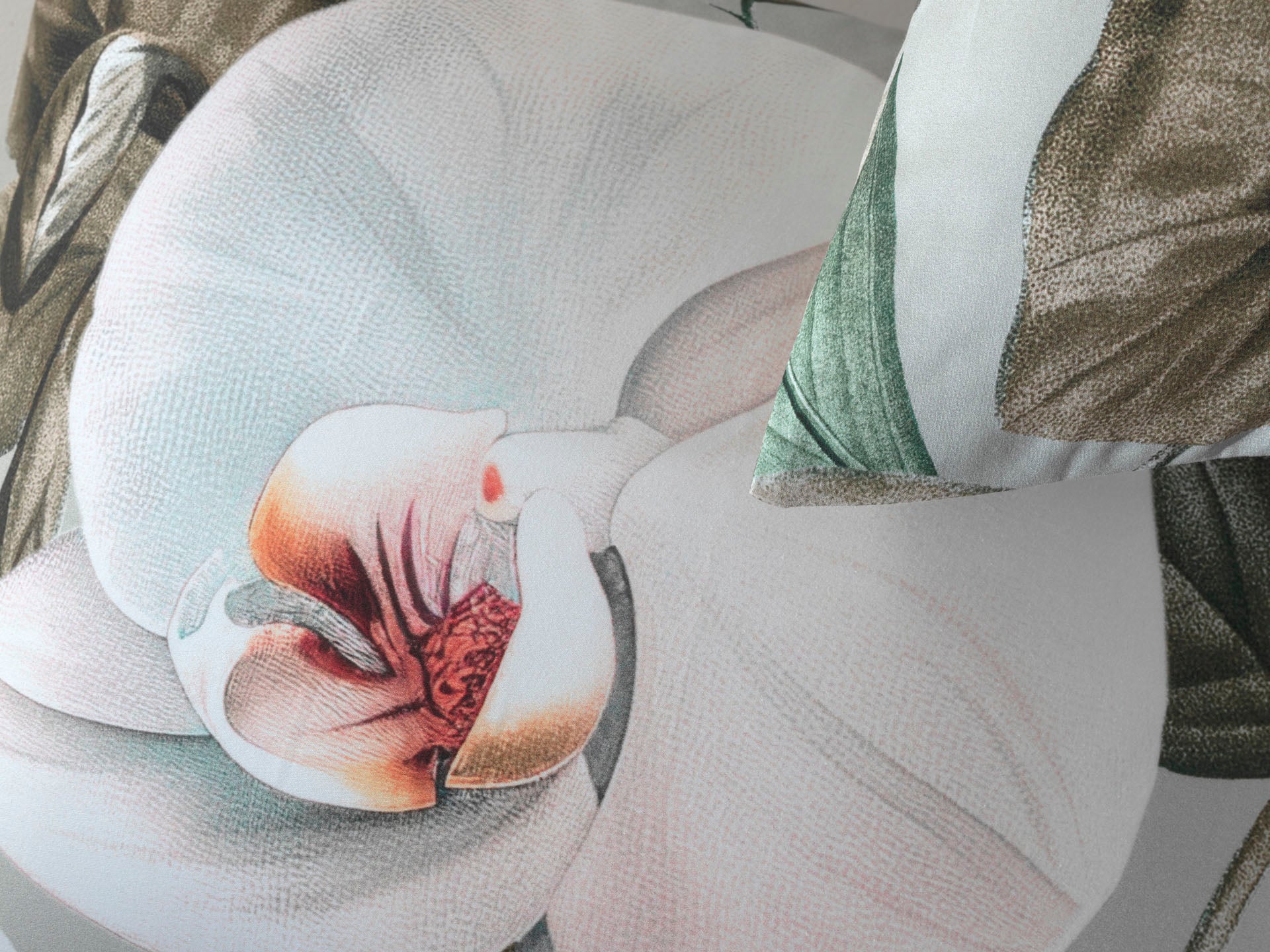 Heckett & Lane Bettwäsche »Botanico« 2 Stk. tlg. Blätter Design, hochwertiges Mako-Satin, Bettwäsche ab 135x200 cm.