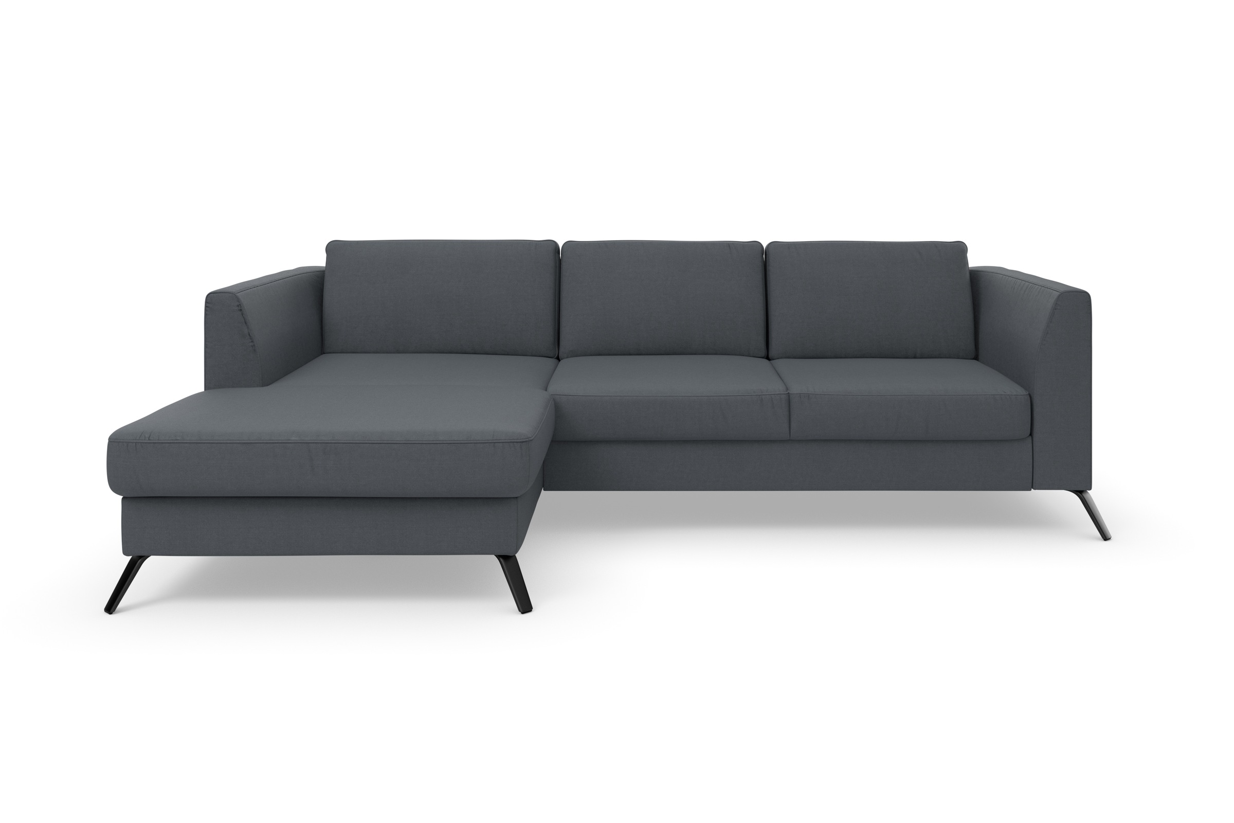 sit&more Ecksofa »Olsen L-Form«, inklusive Sitztiefenverstellung, wahlweise mit Bettfunktion, 15cm hoch