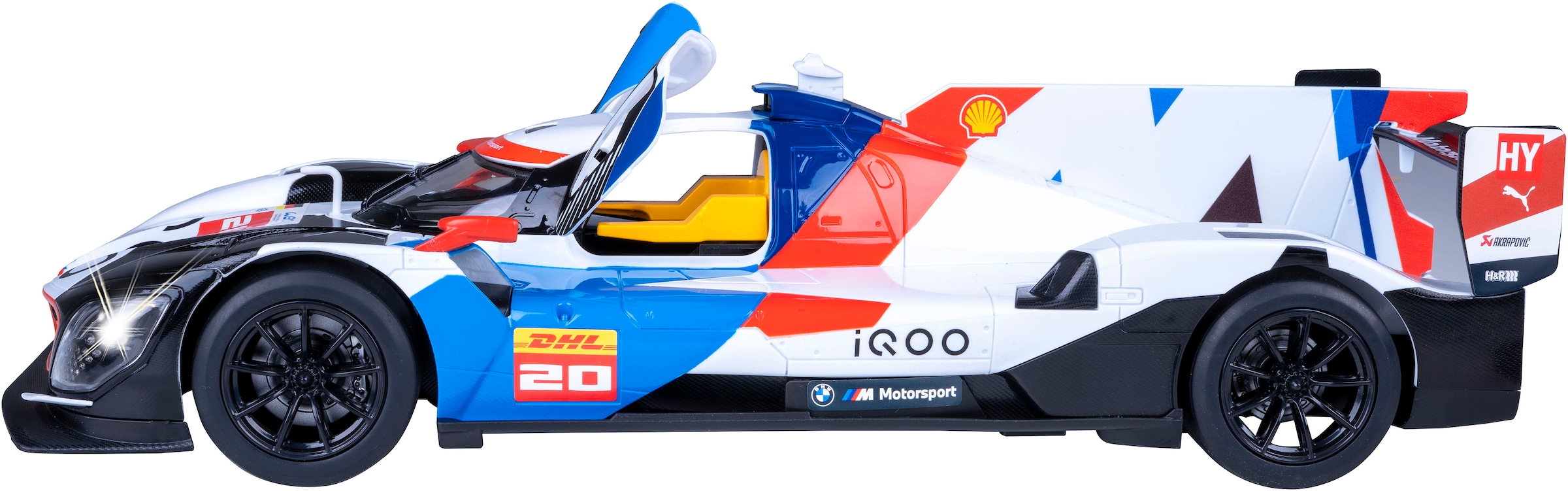Jamara RC-Auto »BMW M Hybrid V8 LMDH 1:14 weiß 2,4GHz«, mit LED Licht