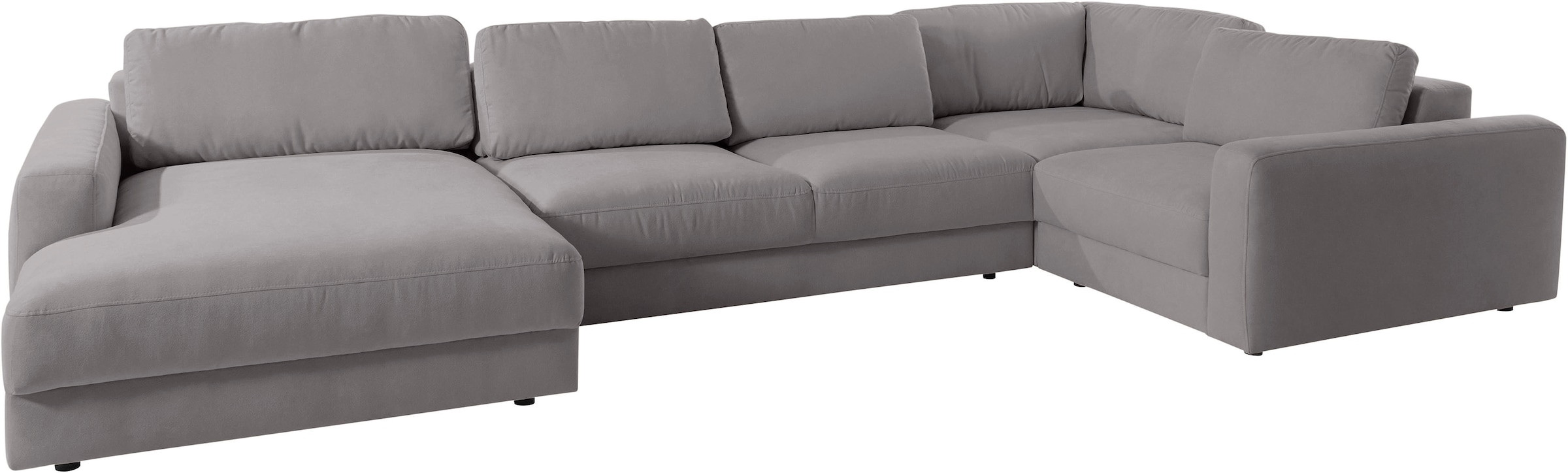 Places of Style Wohnlandschaft »Bloomfield, U-Form«, mit extra tiefer Sitzfläche, wahlweise mit Sitztiefenverstellung