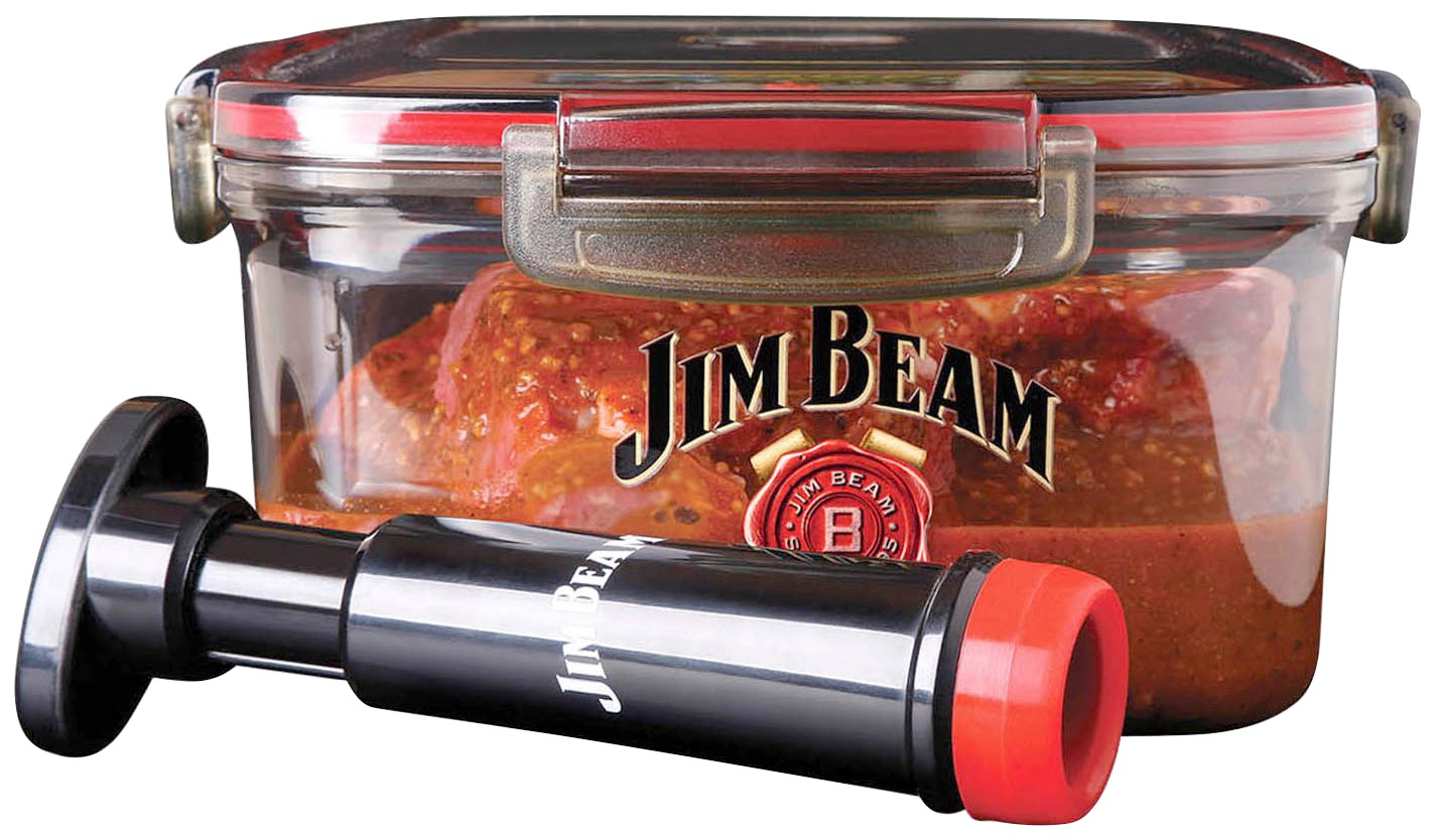 Jim Beam BBQ Vakuumbehälter, (2 tlg.), zum Marinieren