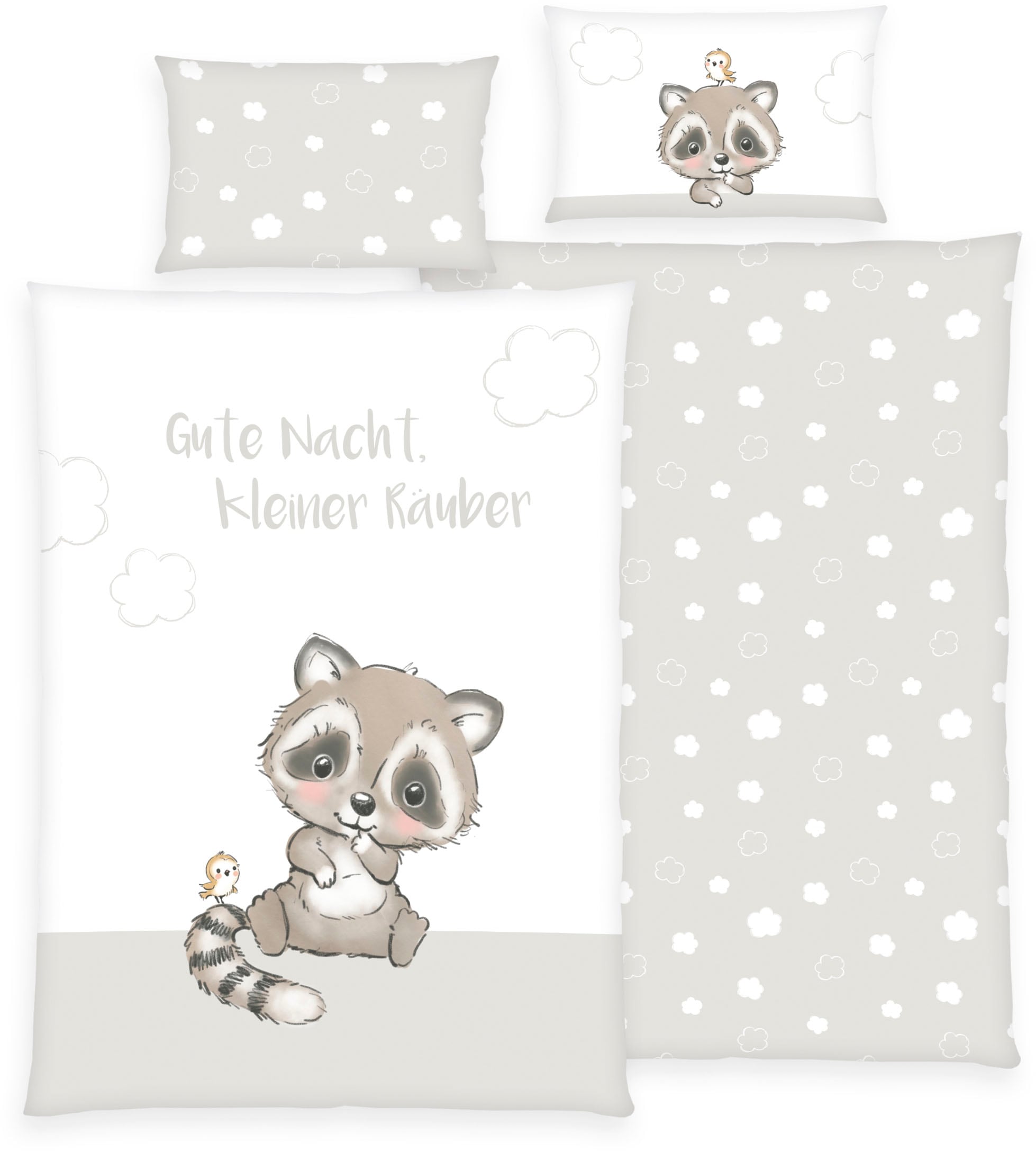 Baby Best Babybettwäsche »Kleiner Räuber«, mit liebevollem Motiv