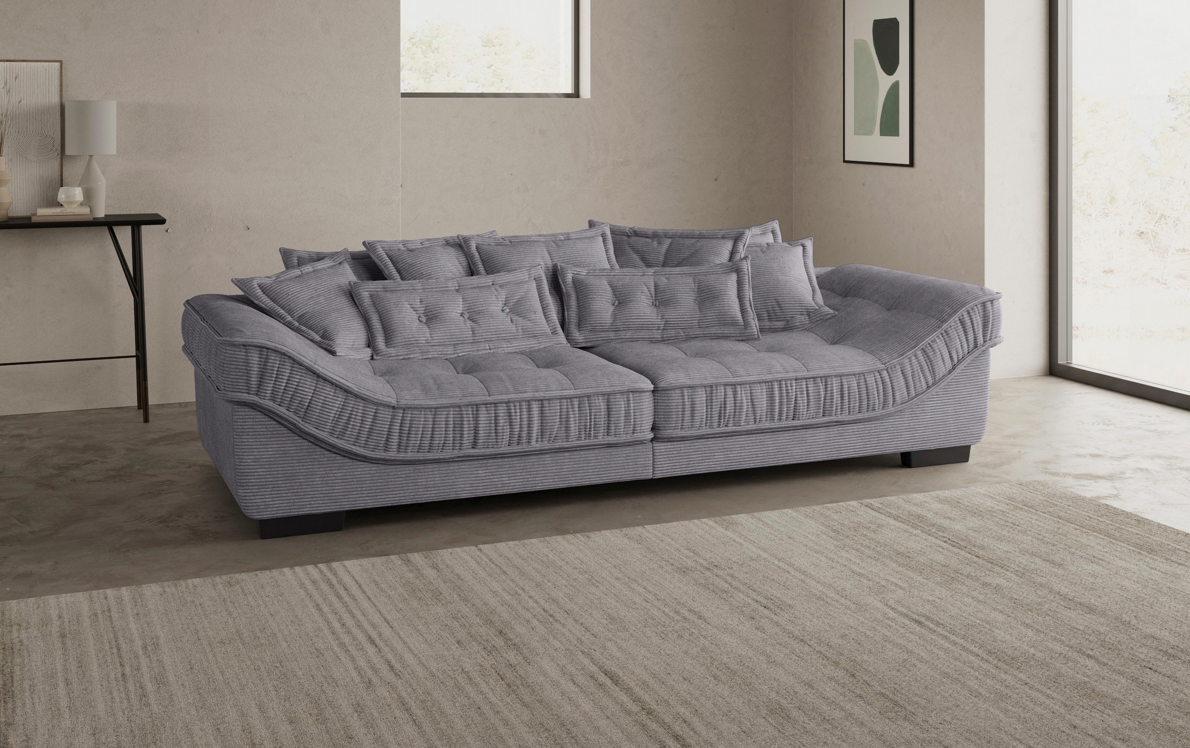 Mr. Couch Big-Sofa »Diwan II DuraFlex«, DuraFlex-Kaltschaumpolsterung, bis 140 kg, 4 Bezugsqualitäten