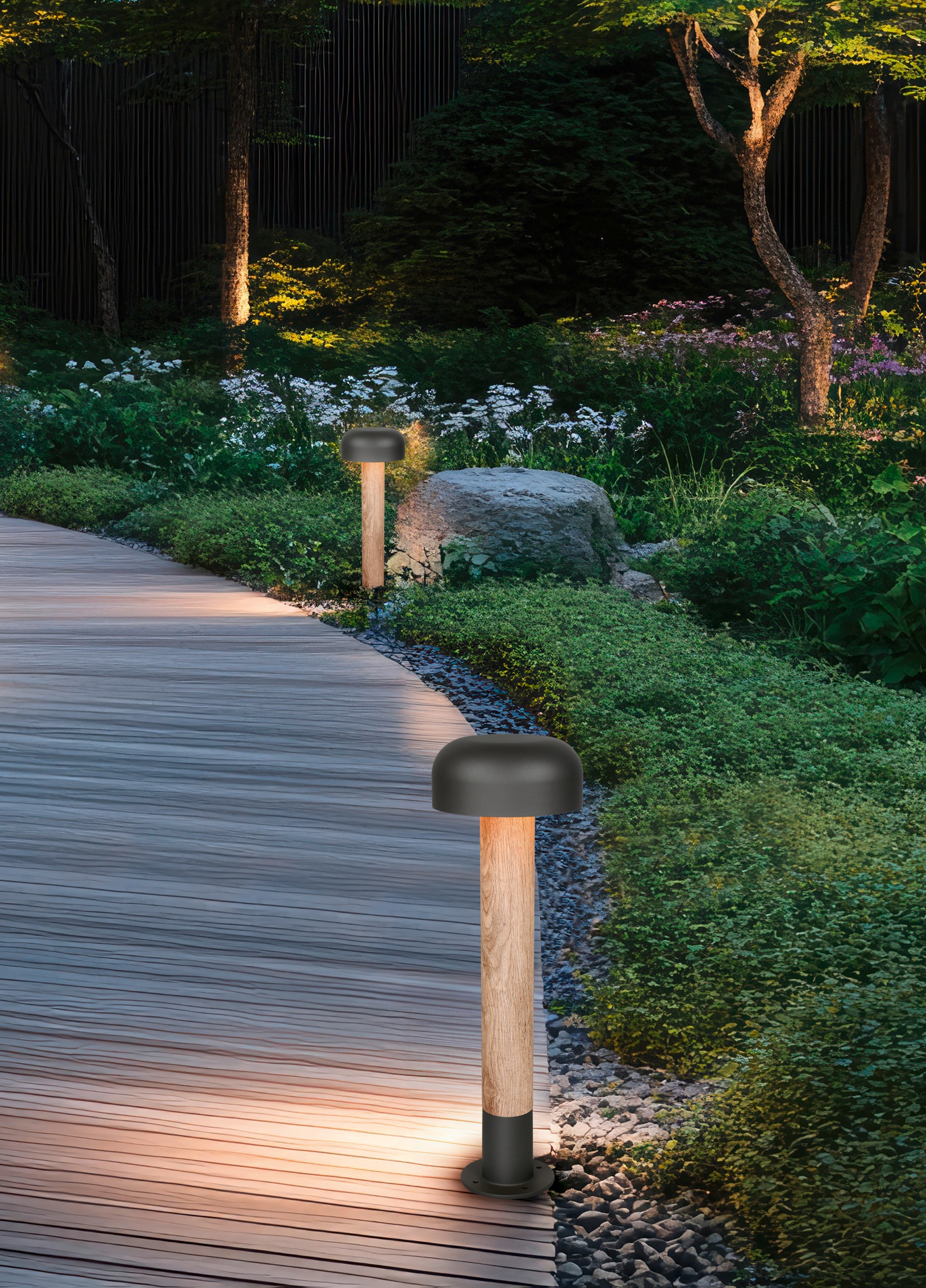 TRIO Leuchten Außen-Stehlampe »FRASER, Outdoor Stehleuchte Höhe 54cm, exkl günstig online kaufen