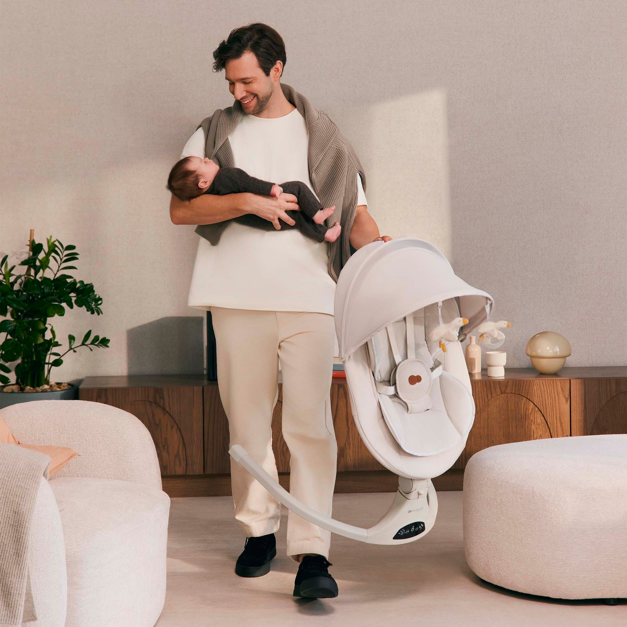Kinderkraft Babywippe »TULSY« mit Soundeffekt