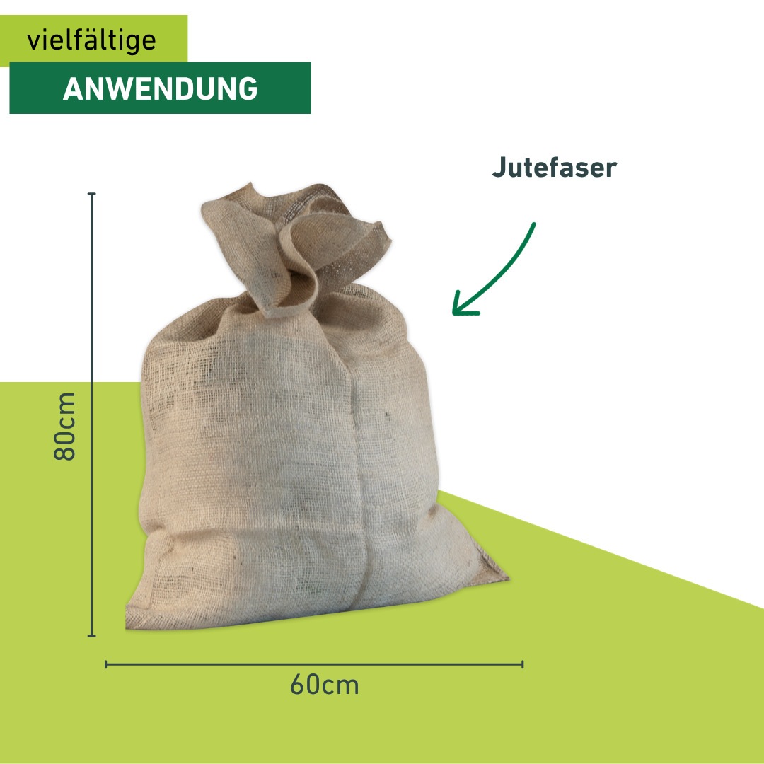 Windhager Winterschutzvlies »Jute-Sack dekorativer Topfschutz für Pflanzen« 1 Stk. tlg. inklusive Befestigungsband, erhältlich in unterschiedlichen Größen