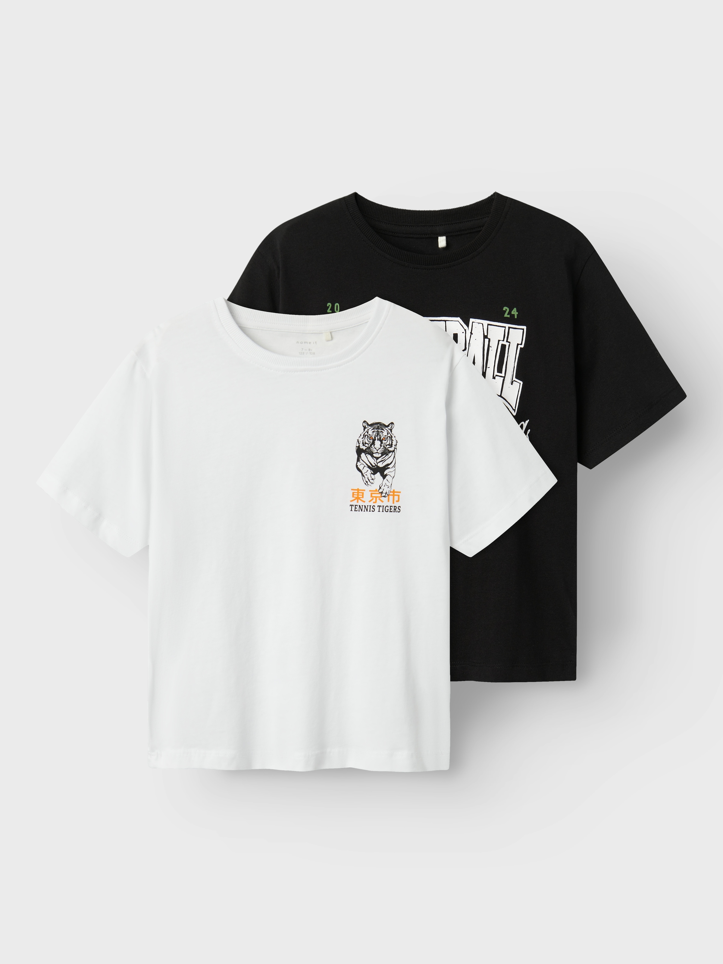 Name It T-Shirt »NKMBENNIBO 2P SS NREG TOP PB«, (Packung, 2 tlg.)