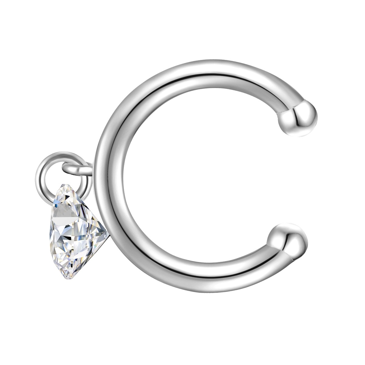 Glanzstücke München Ohrklemme »GSM2010« Motiv Herz