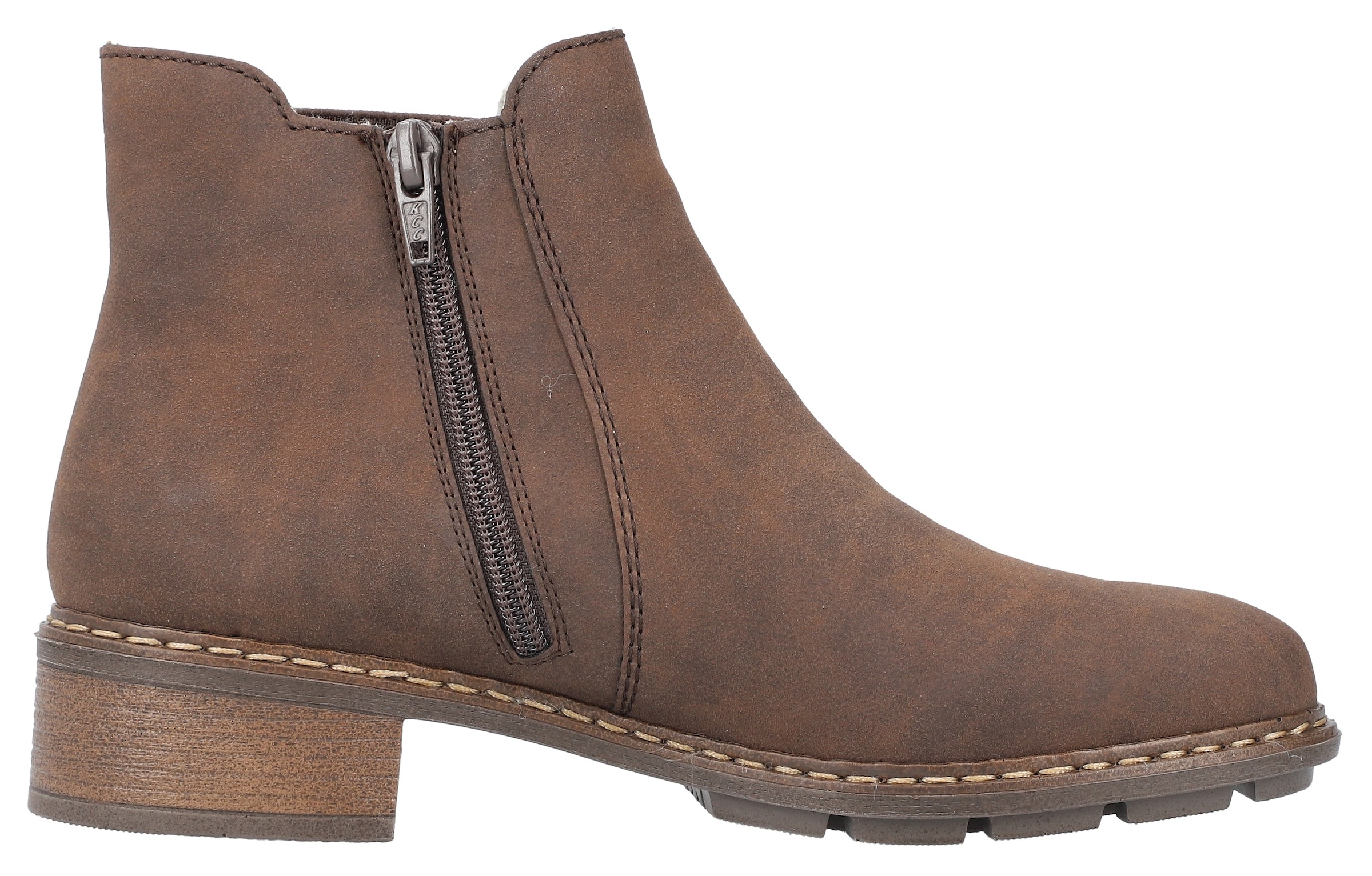 Rieker Winterstiefelette, Chelseaboots, Winterboots mit praktischem Innenreißverschluss