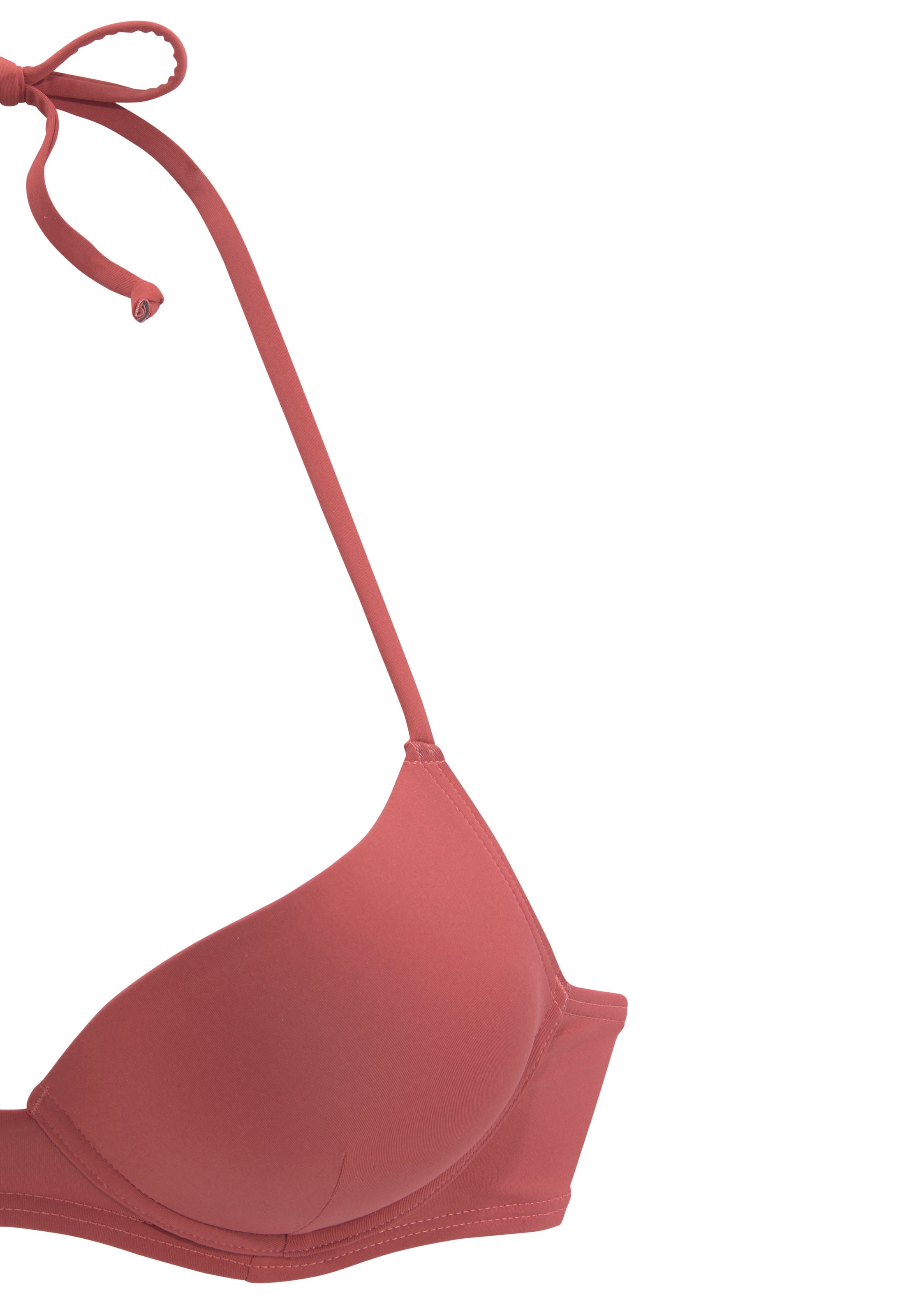 LASCANA Push-Up-Bikini-Top »Shiva«, in trendiger Unifarbe