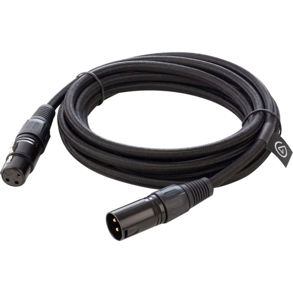 Corsair Audio-Kabel »Elgato XLR Microphone Cable«, 300 cm, Geschirmtes Mikrofonkabel für Studioaufnahme